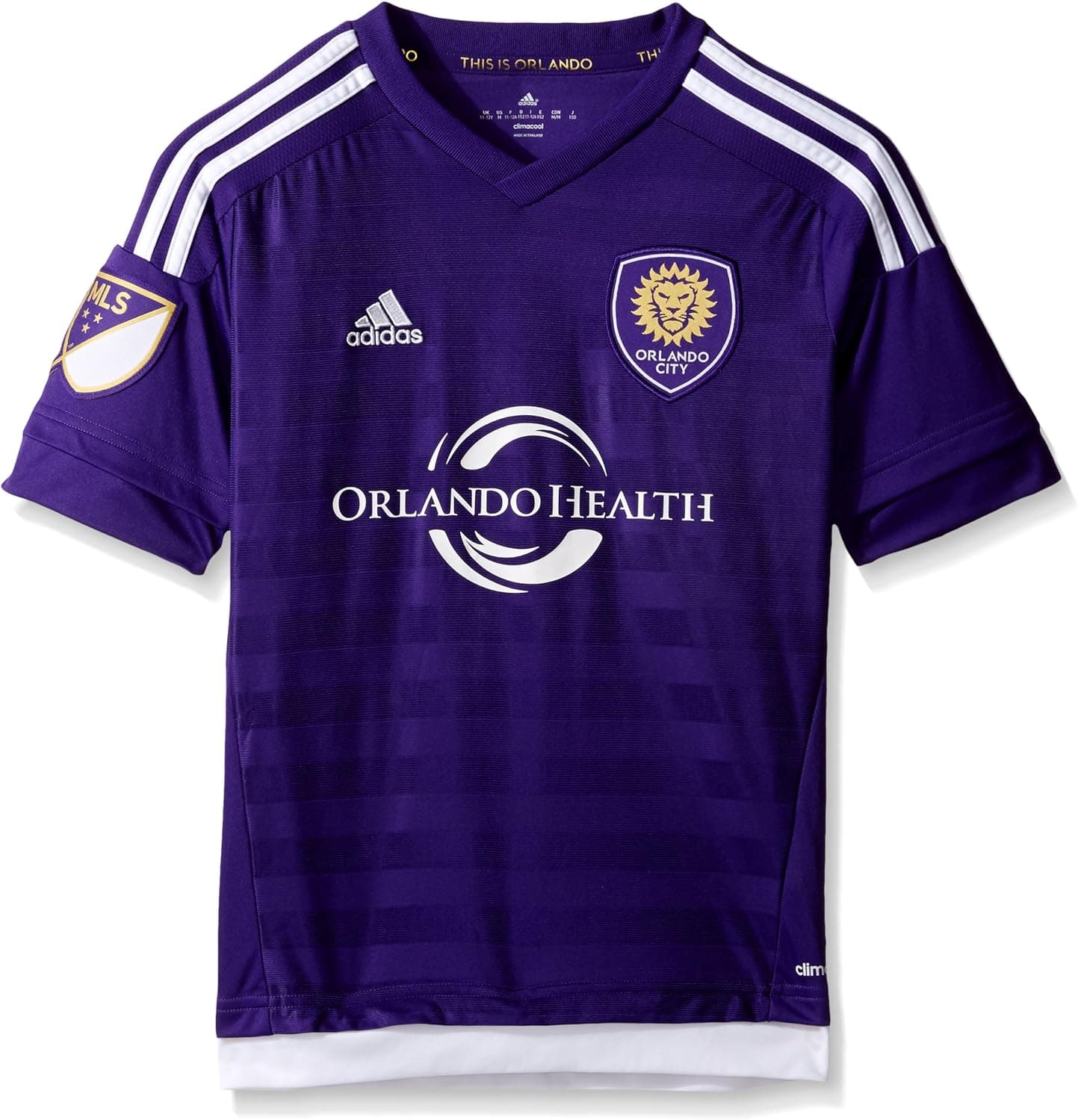 MLS Orlando City SC Brek Shea #20 Boys Replica Short Sleeve Player Jersey, Regal Purple, X-Large