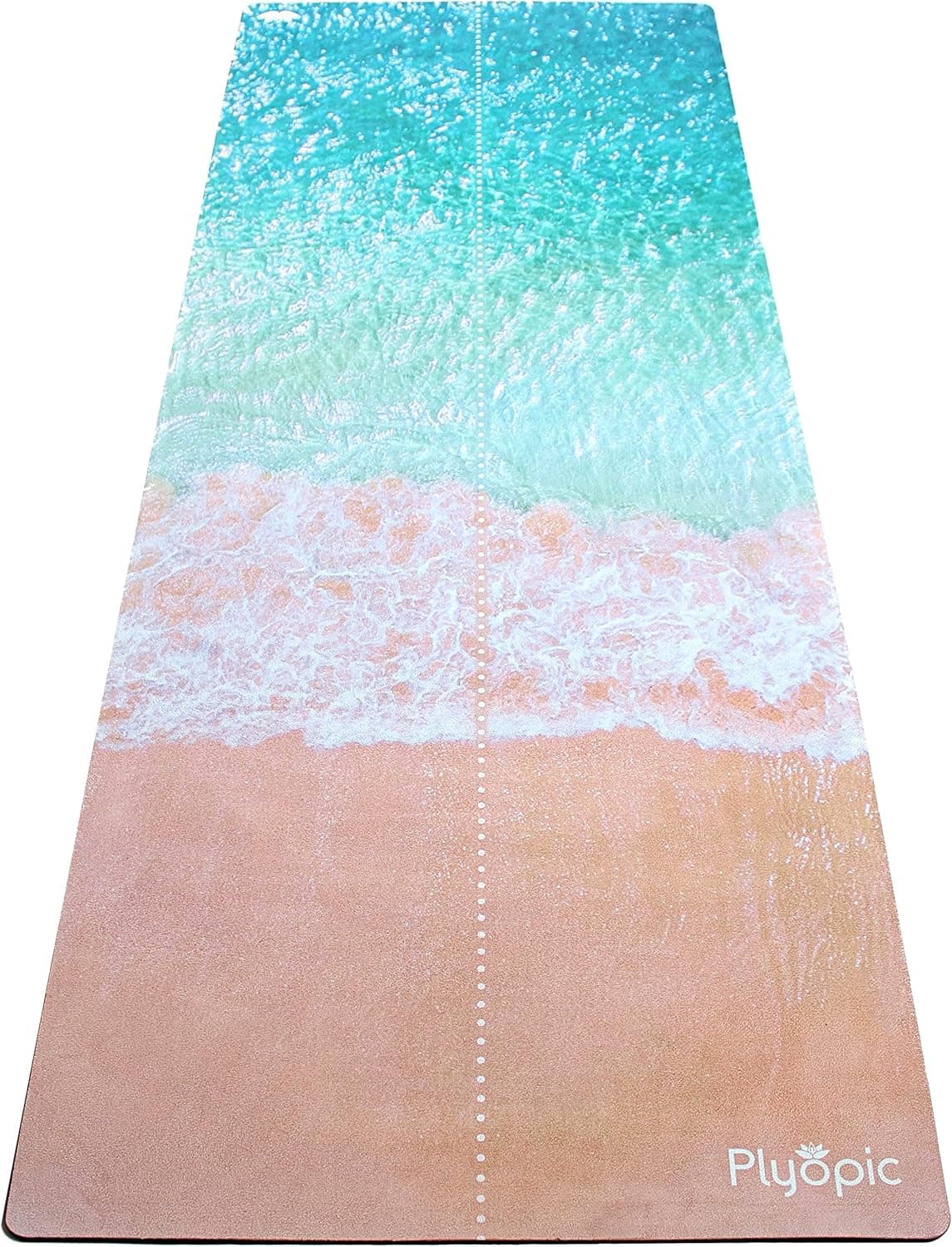 Plyopic All-In-One Yoga Mat | Luxury Sweat-Grip Mat/Towel Combo | Eco-Friendly Natural Rubber | Ideal for Yoga, Pilates, Bikram, Hot Yoga, Workout and Exercise