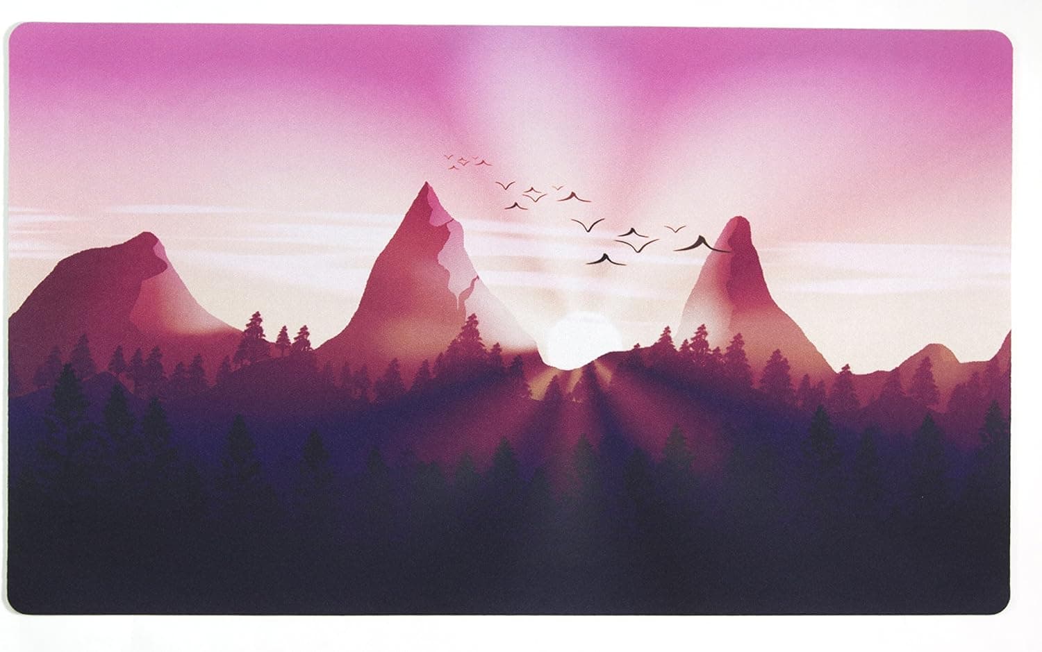 Inked Playmats Pink Sunset Playmat Inked Gaming TCG Game Mat for Cards (13+)