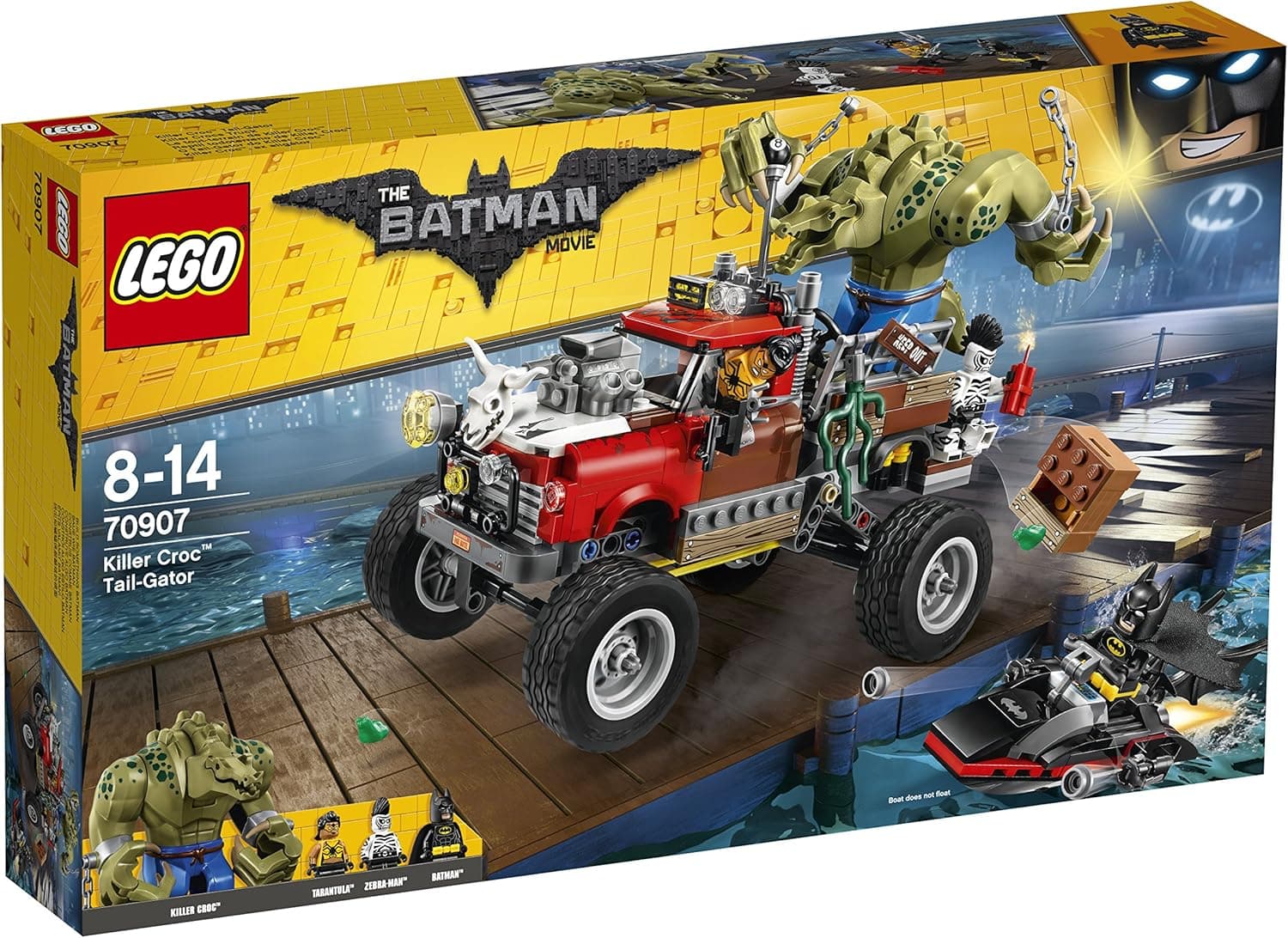 COMIC / SUPERHERO|JUSTICE LEAGUE Lego Batman Killer Croc Tail-Gator
