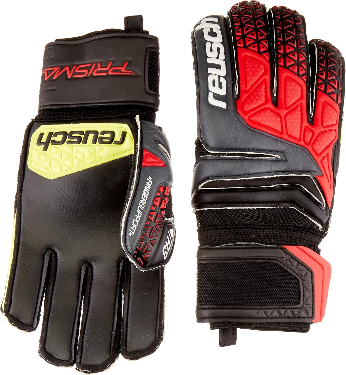 Reusch Soccer Prisma Prime R3 Finger Support Goalkeeper Gloves