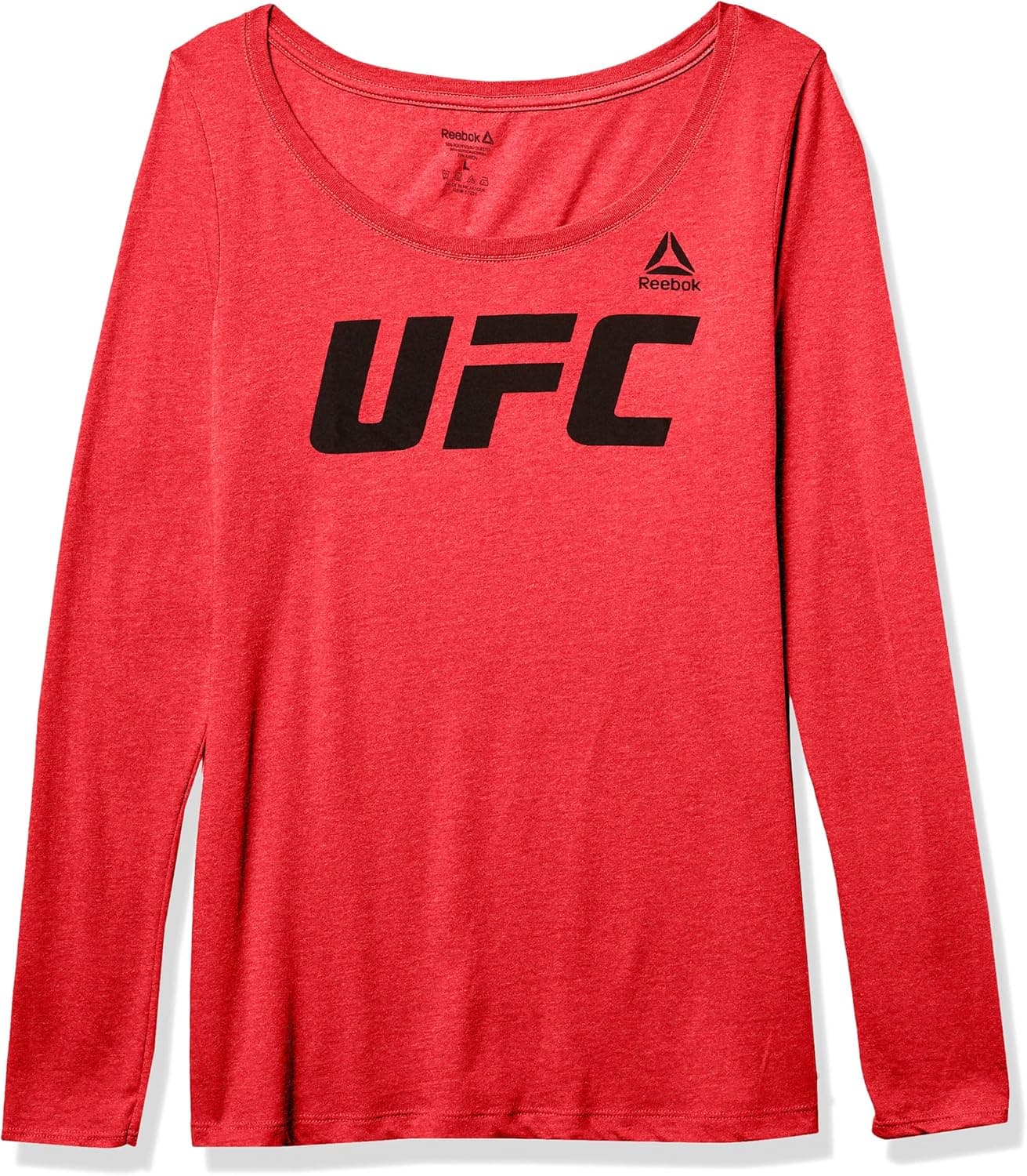 Reebok Women's Official UFC Graphic Logo Long Sleeve T-Shirt