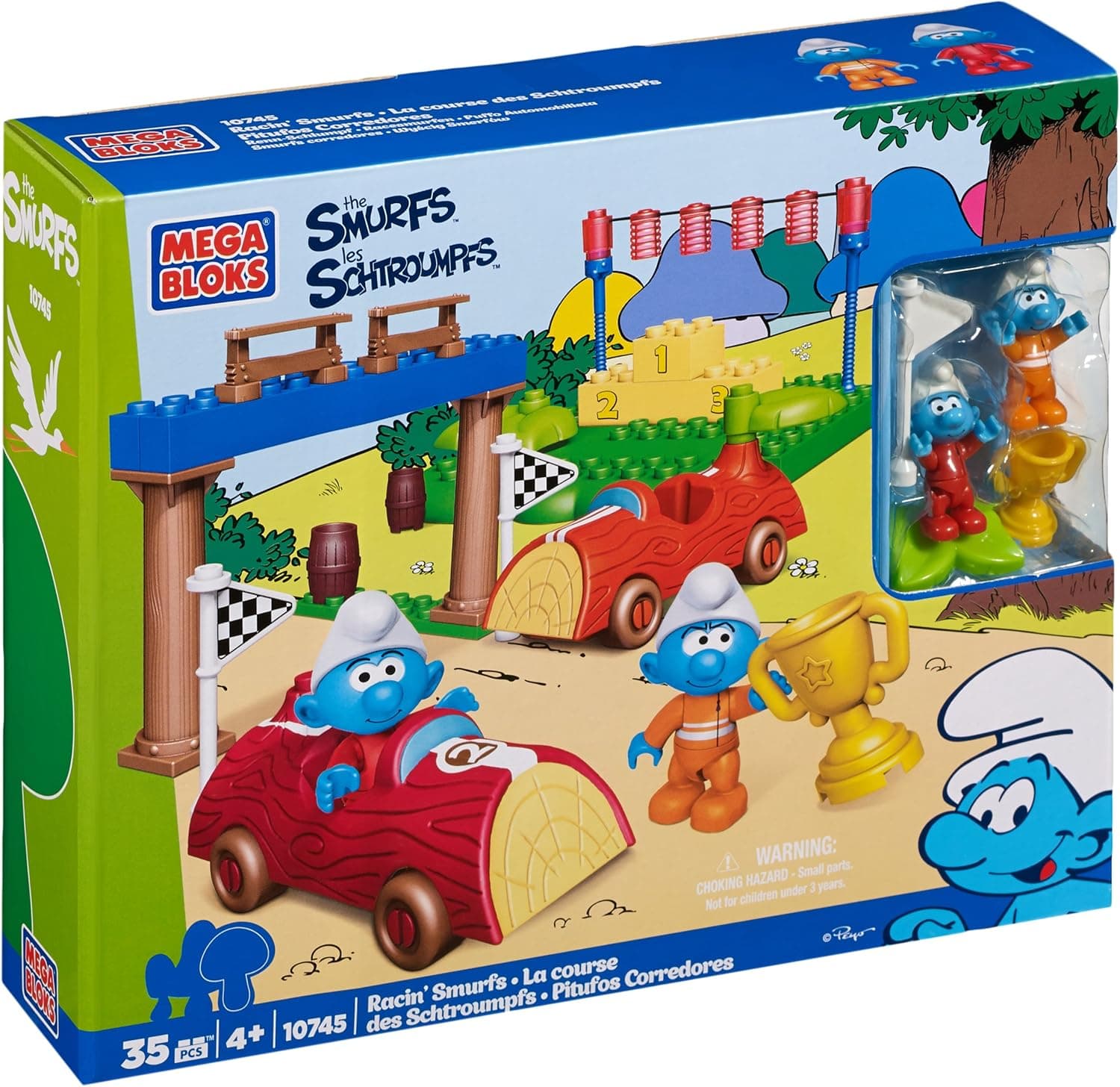 Mega Bloks Smurfs Race