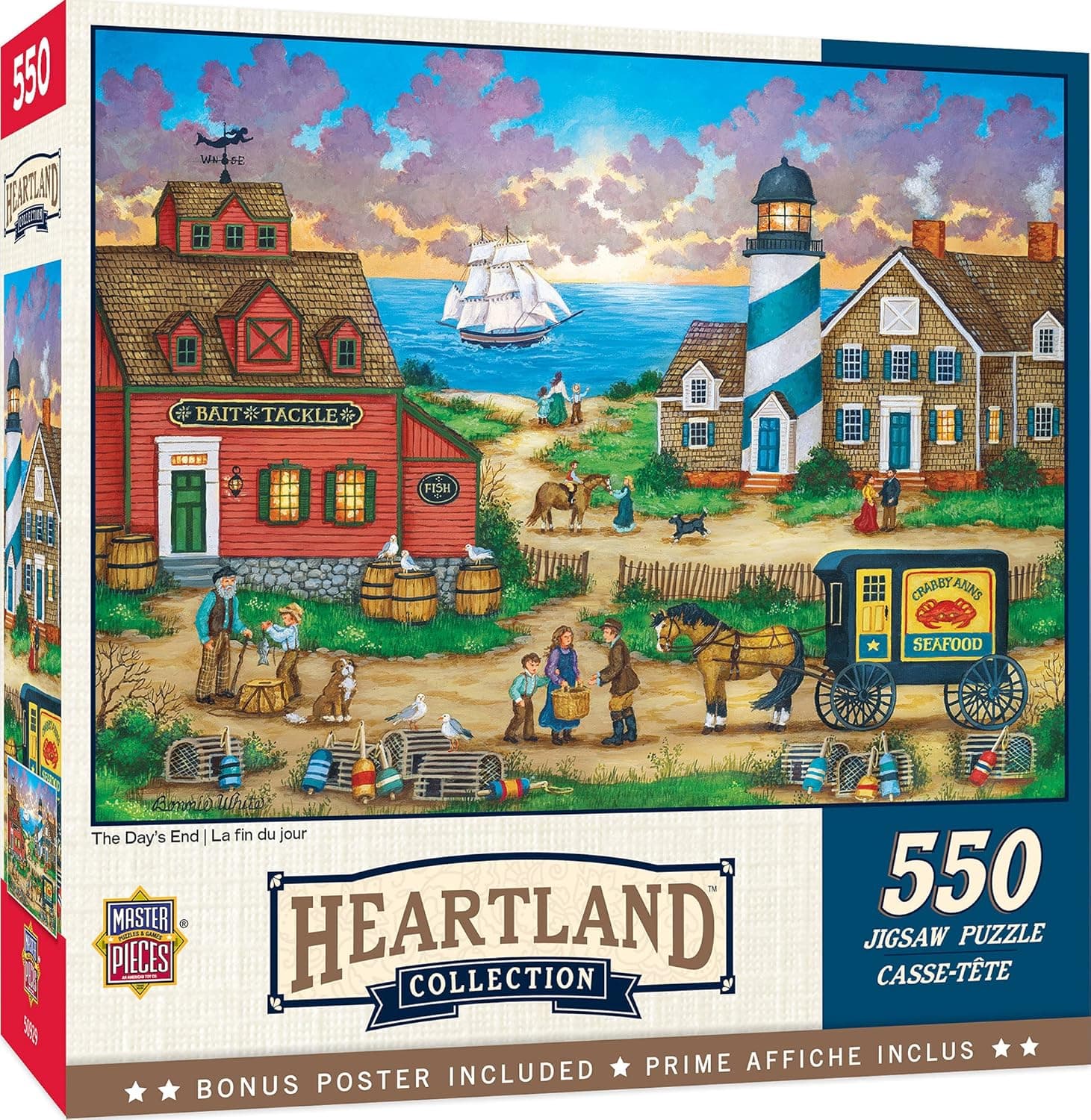MasterPieces 550 Piece Jigsaw Puzzle For Adults, Family, Or Kids - The Days End - 18"x24"