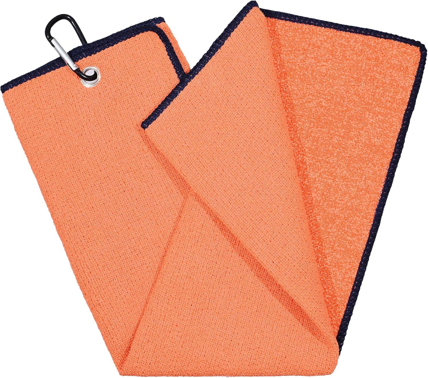 Mile High Life | Tri-fold Microfiber Golf Towel | Innovative Dual Side Design w/Dirt Scrub Side and Soft Cleaning Side | Light Weight | Excellent Water Absorbance | Please Watch Video (Colors)