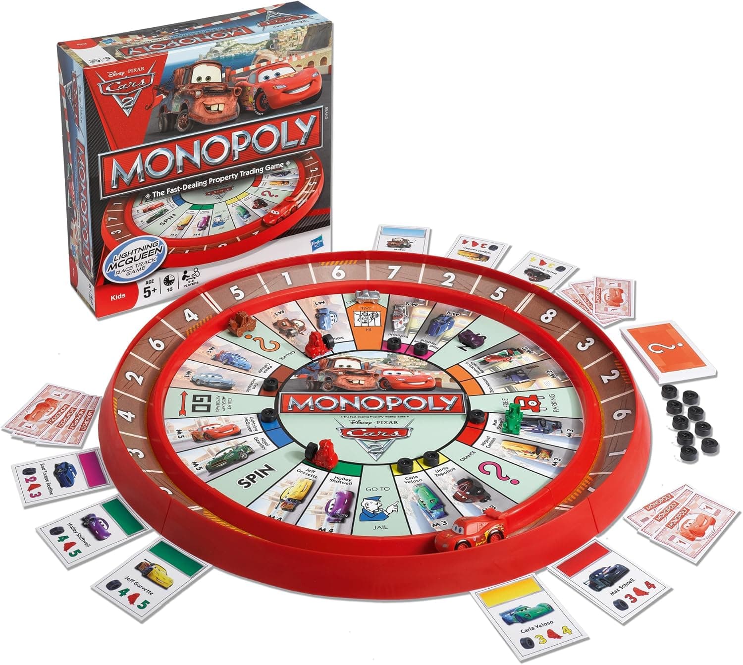 MONOPOLY Cars 2 Race Track Game
