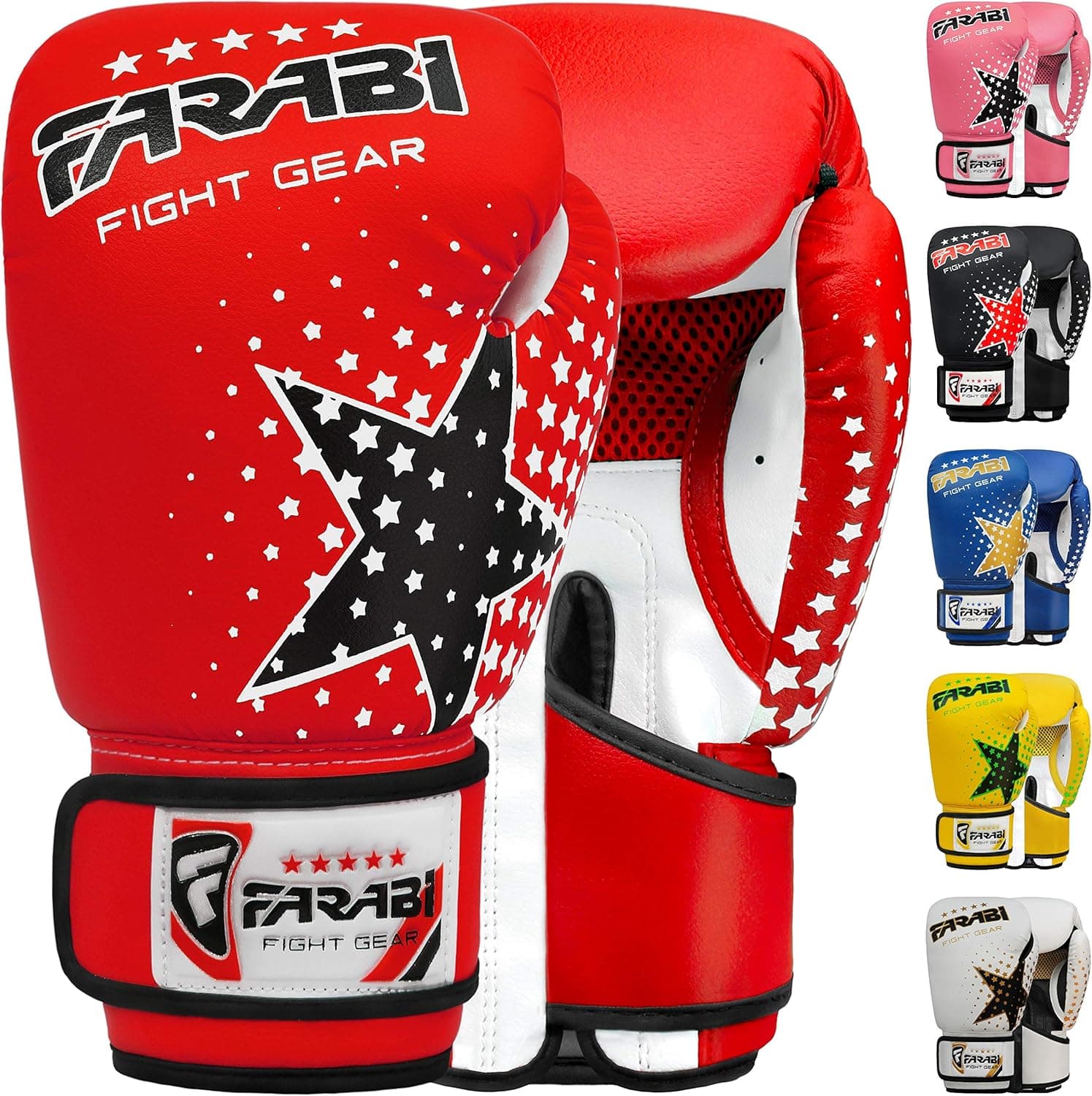 Farabi Boxing Gloves Kids Junior Muay Thai Kick Boxing Training MMA Punching Bag
