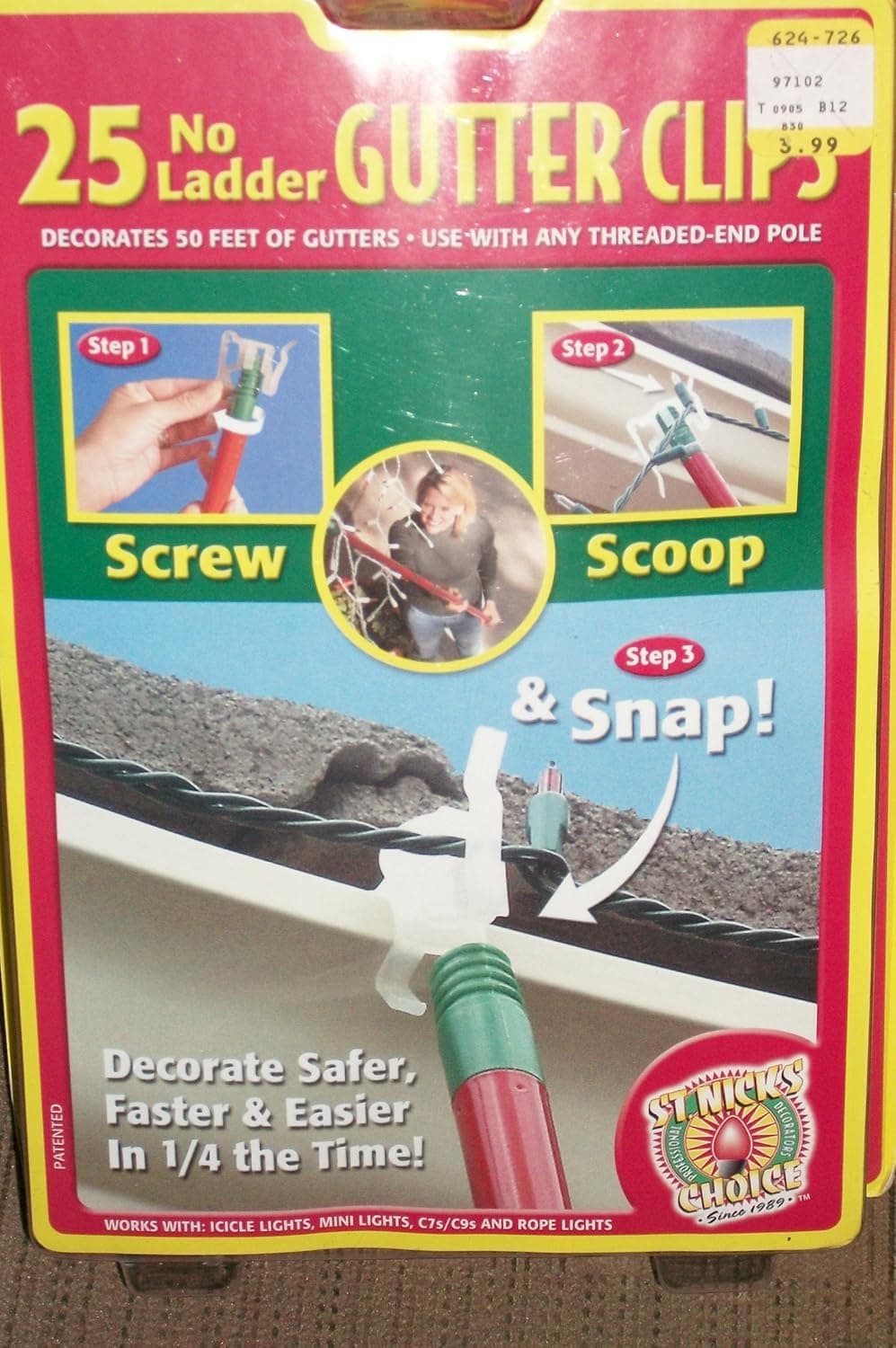 Lites up Gutter Hook