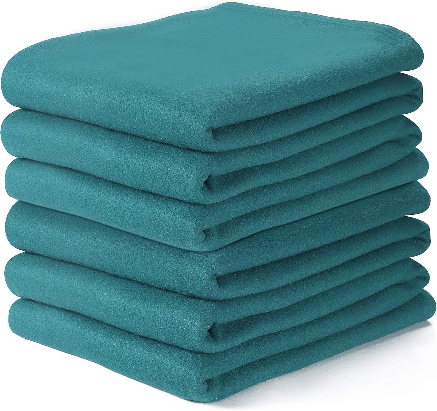 Life By Cotton Fleece Queen Blanket 95x90 Teal, Extra Soft Brush Fabric - Super Warm Bed Blanket - Lightweight Couch Blanket,Luxury Fleece Blanket,Farmhouse Throw Blanket, Easy Care