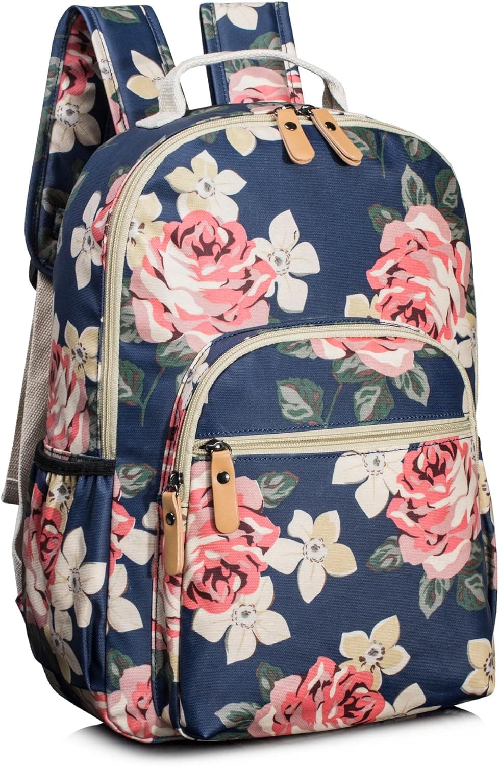 Leaper Water-resistant Floral Backpack Travel Bag Bookbags Satchel