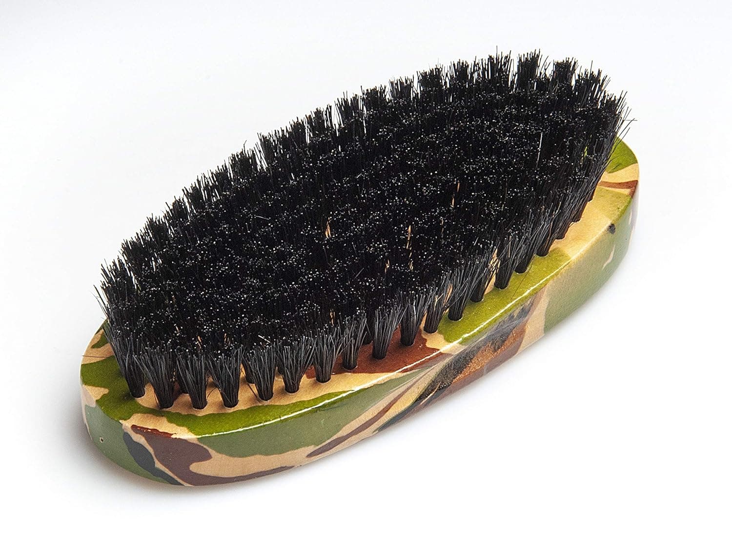Diane 100% soft boar military brush, camo,DBB0244
