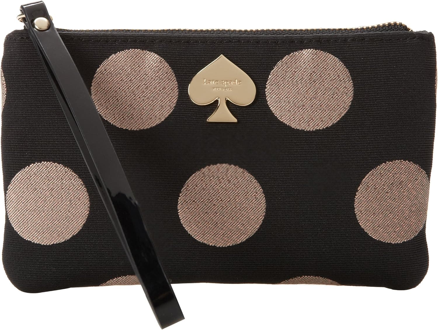 Kate Spade New York City Slicker Bee Clutch Black/Rose Gold One Size