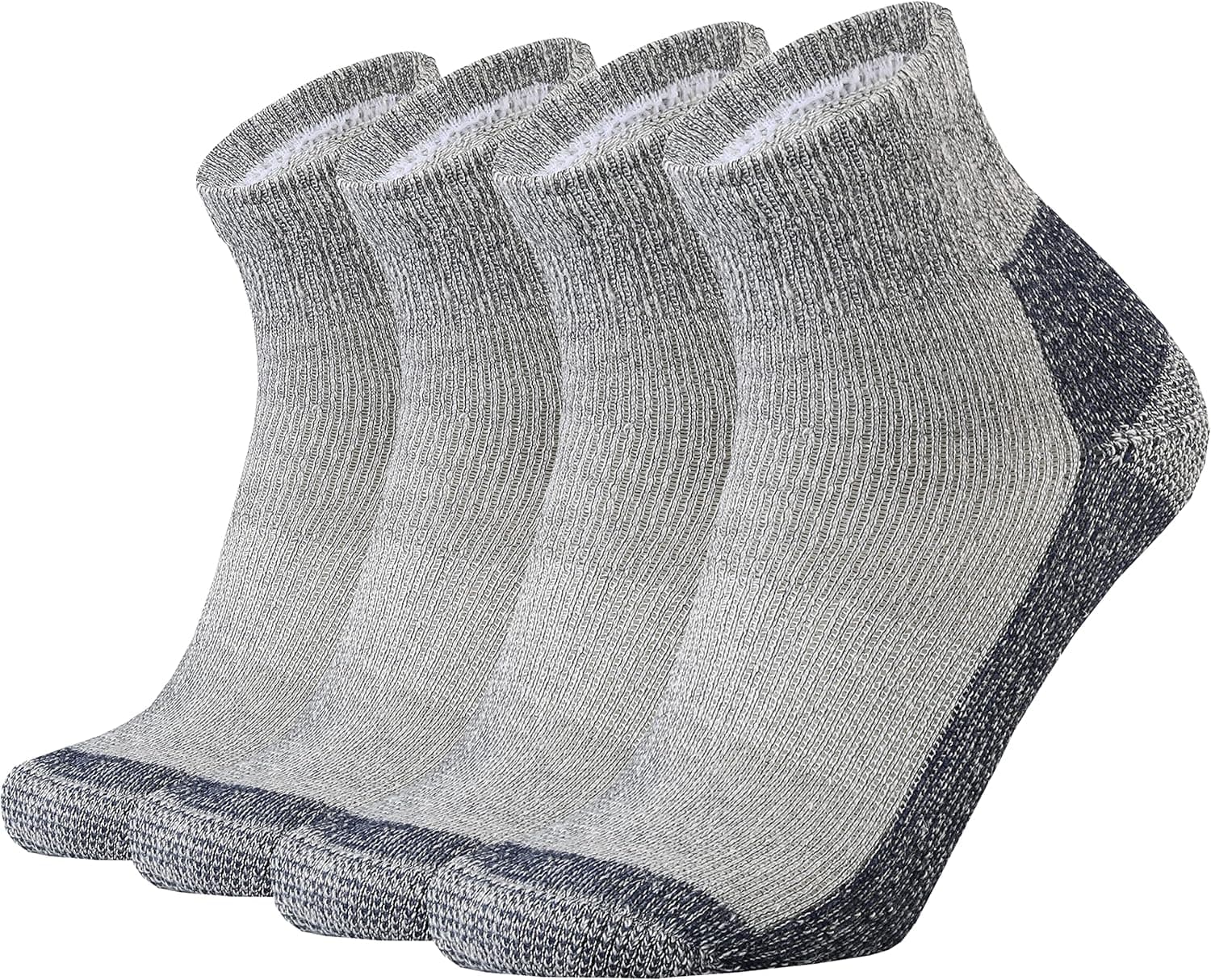 SOX TOWN Merino Wool Moisture Wicking Outdoor Hiking Hiker Cushion Low Cut Socks for Men