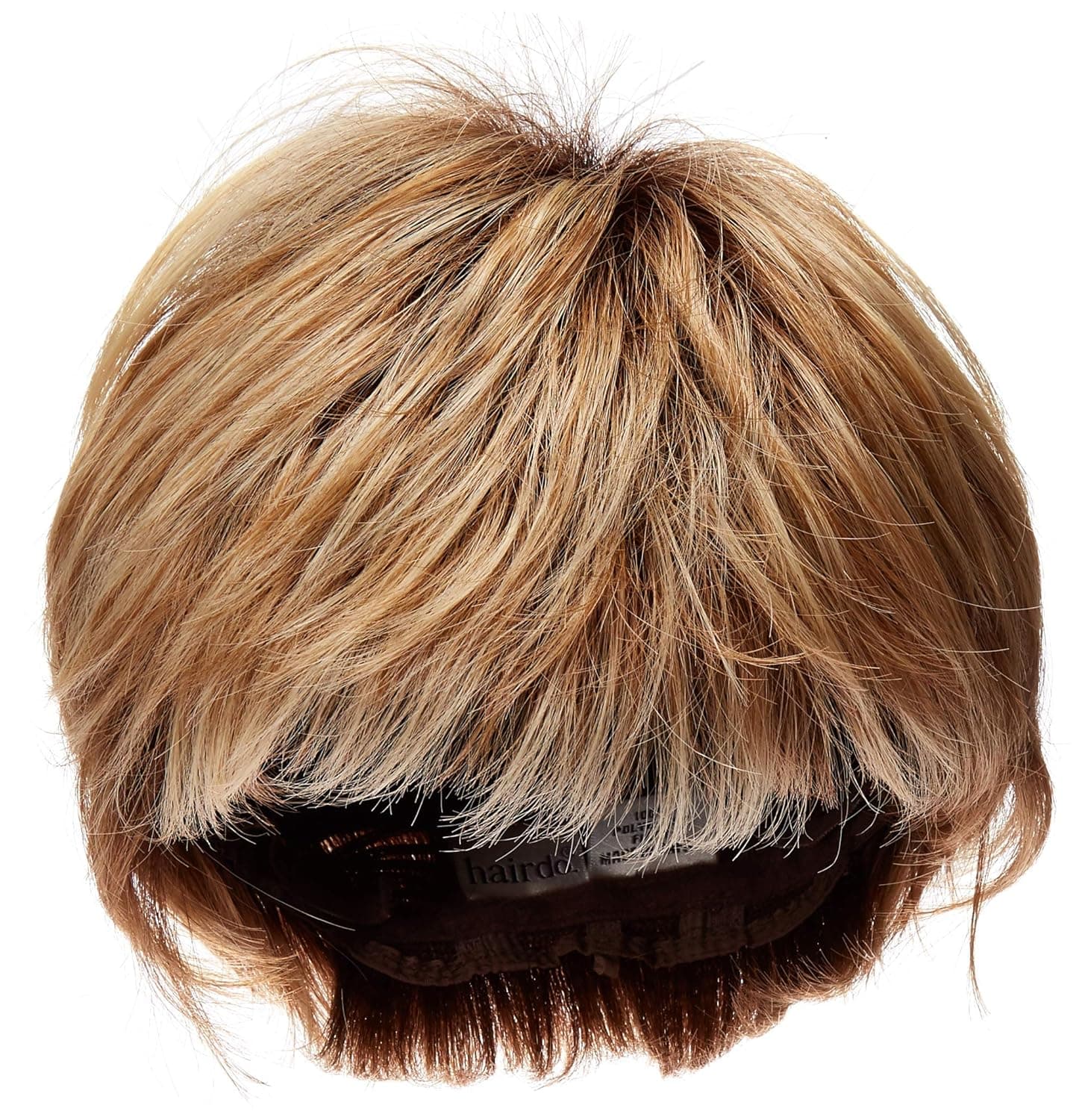 Textured Cut Wig Color R1621S+ GLAZED SAND - Hairdo Wigs Short Feathered Modern Tru2Life Heat Friendly Synthetic Wispy Bang