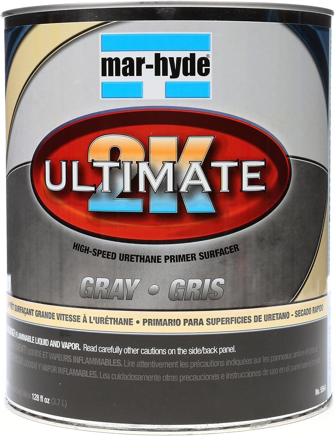 Mar-Hyde 4.4 Ultimate 2K High Speed Primer, 05564, Gray, 1 gal