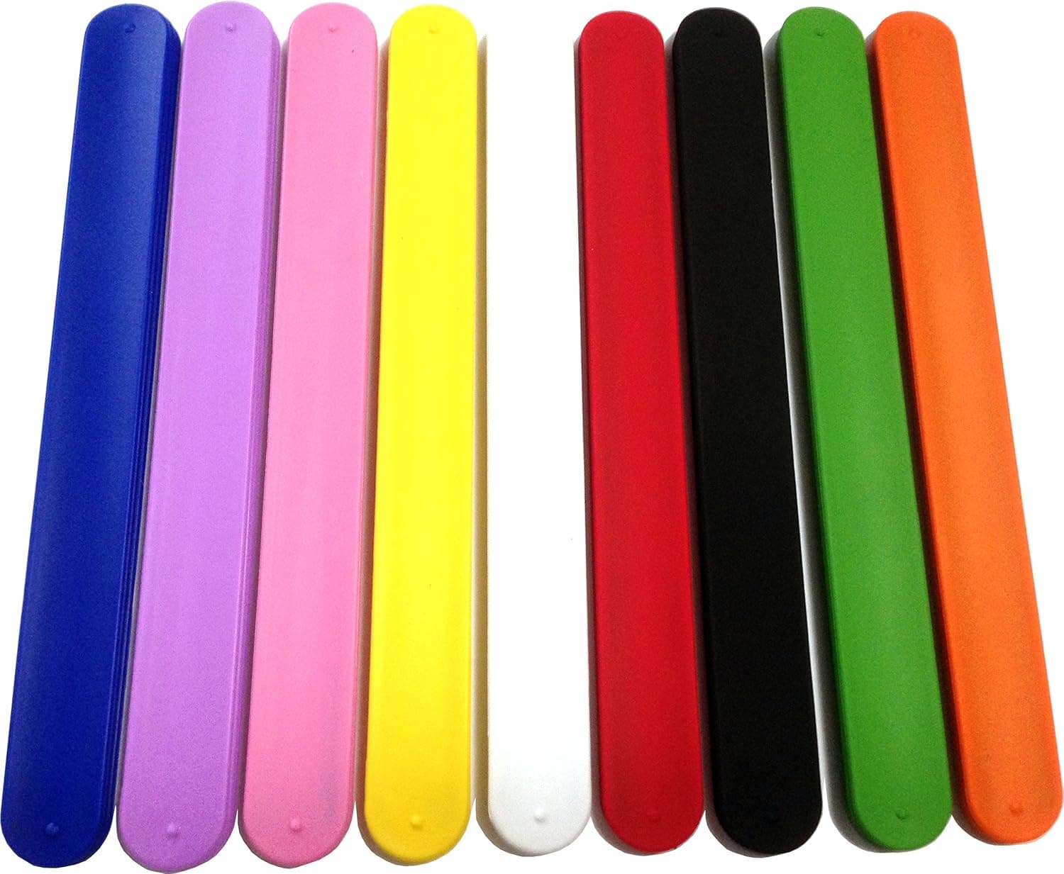 TheAwristocrat 27 Silicone Slap Bracelets - Rainbow of Colors - Soft & Safe for Kids Boys & Girls Party Favors - Durable Customize & Reuse!