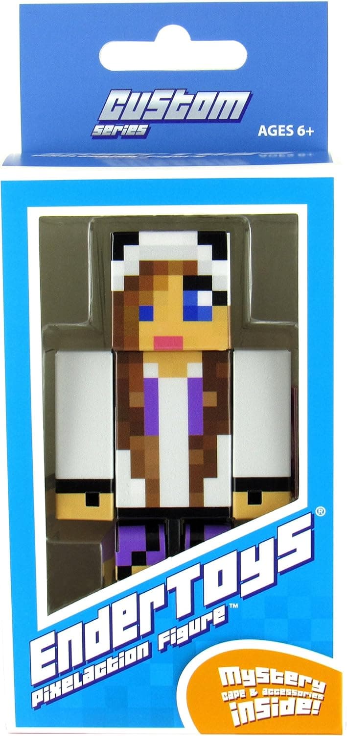 EnderToys Panda Girl Purple Action Figure