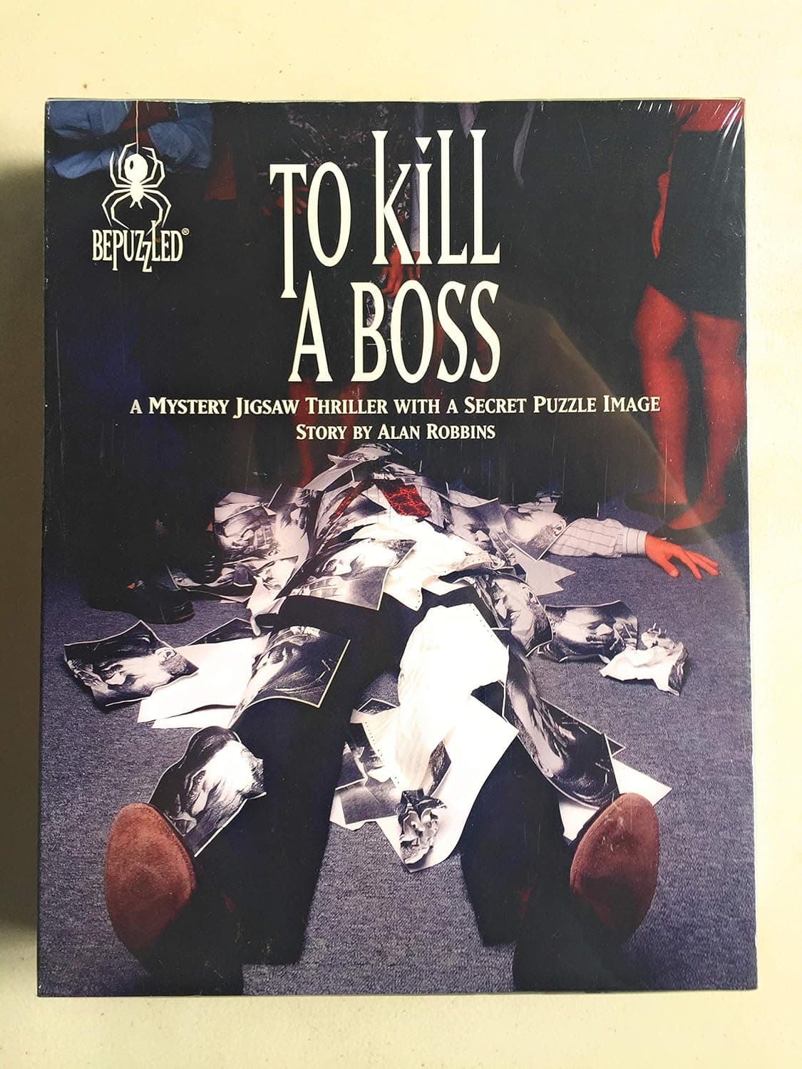 To Kill A Boss - A Mystery Jigsaw Thriller with a Secret Puzzle Image - Story by Alan Robbins