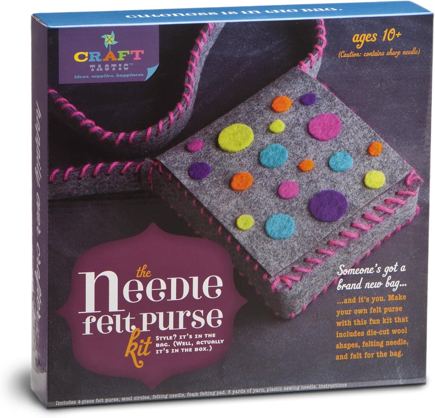 Craft-tastic Needle Felt Purse Kit