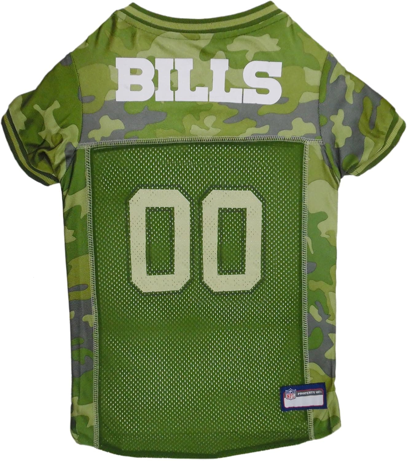 NFL Buffalo Bills Camouflage Dog Jersey, X-Large. - CAMO PET Jersey Available in 5 Sizes & 32 NFL Teams. Hunting Dog Shirt