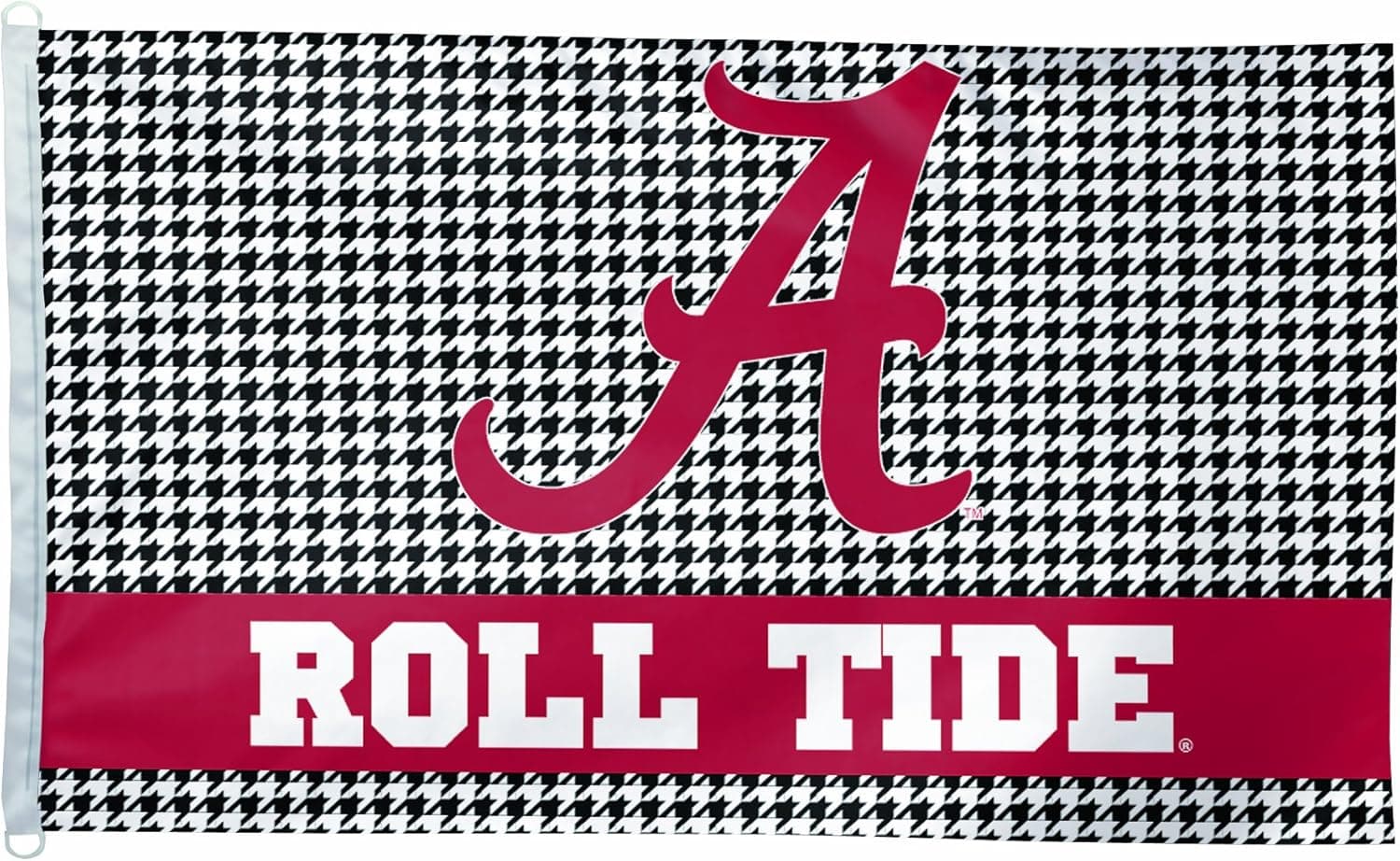 NCAA Alabama Crimson Tide "Hounds-tooth" 3-by-5 Foot Flag