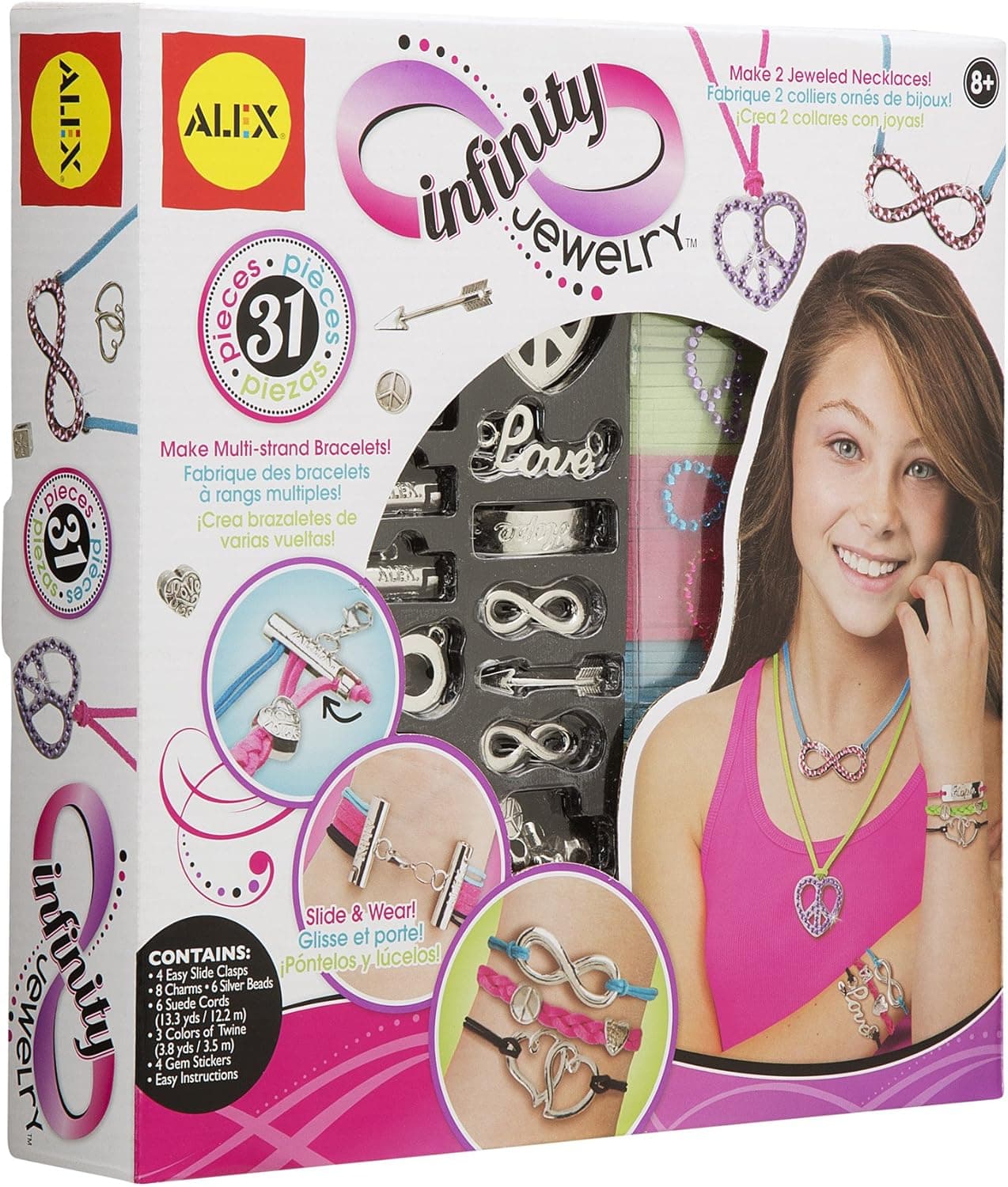 Alex DIY Wear Infinity Jewelry Kids Art and Craft Activity