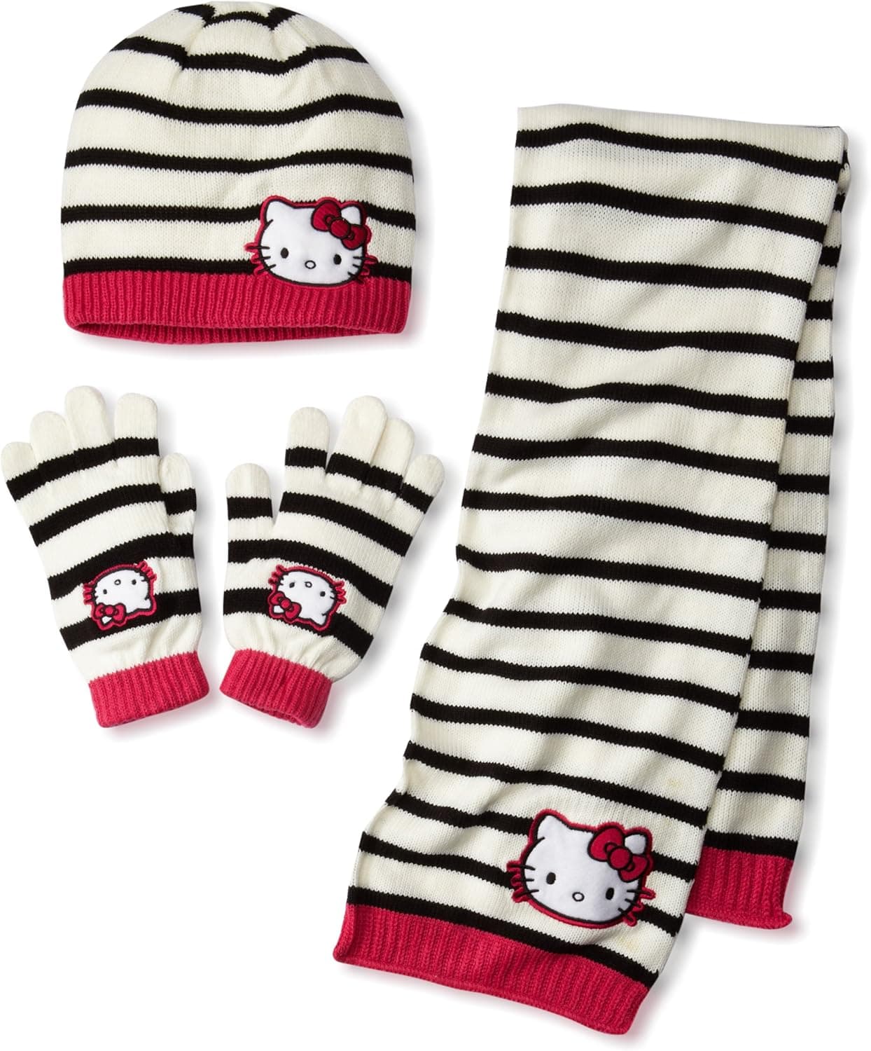 Hello Kitty Big Girls' Cold Weather Hat Set