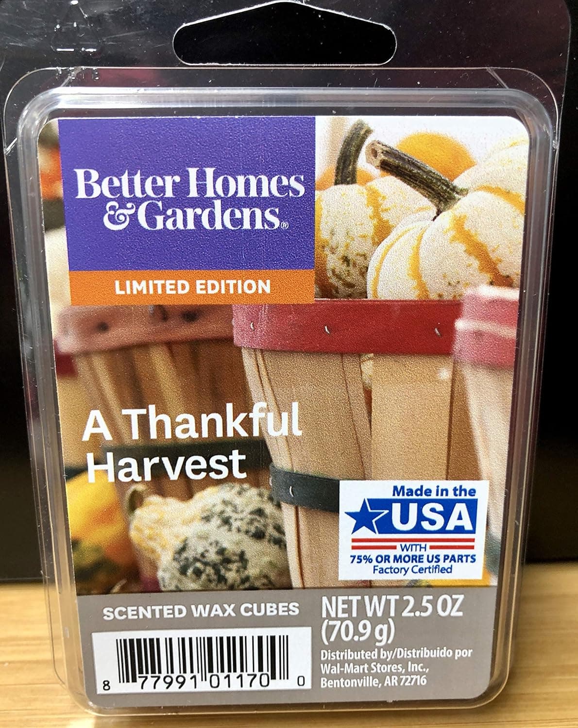 Better Homes and Gardens A Thankful Harvest Scented Wax Cubes