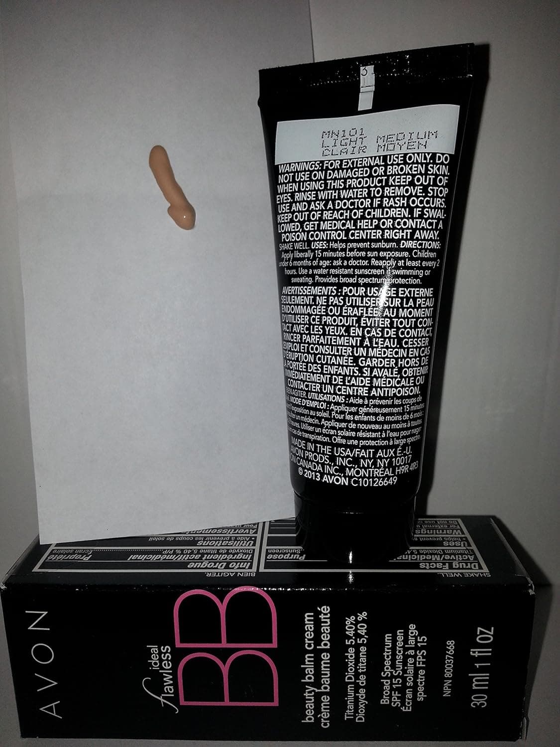 Avon Ideal Flawless BB Beauty Balm Cream Light Medium