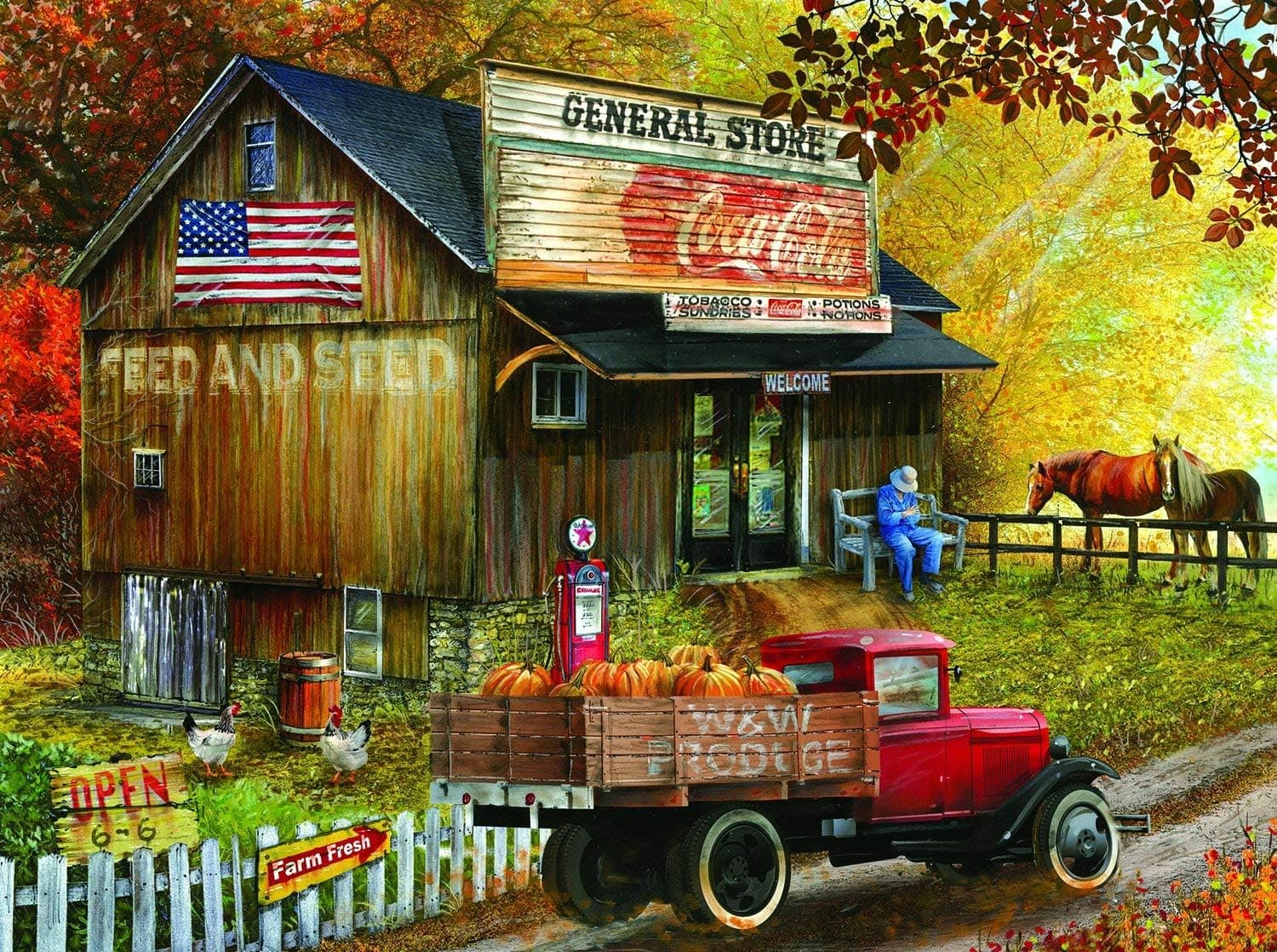 Seed and Feed General Store 1000 Piece Jigsaw Puzzle by SunsOut
