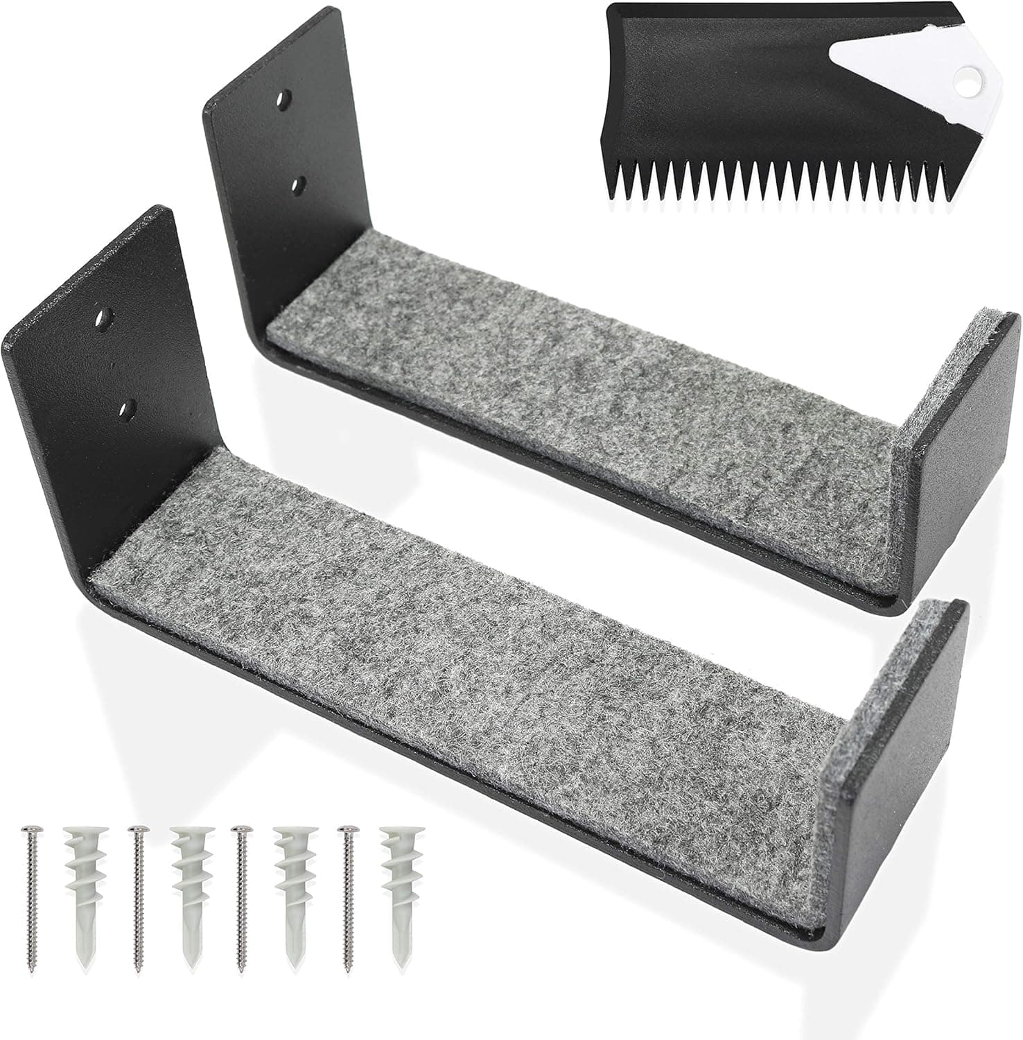 Brentmoor Wall Mount Surfboard Rack for Wall - Heavy Duty Sup Paddle Board Rack - Surf Rack for Wall Display Mount