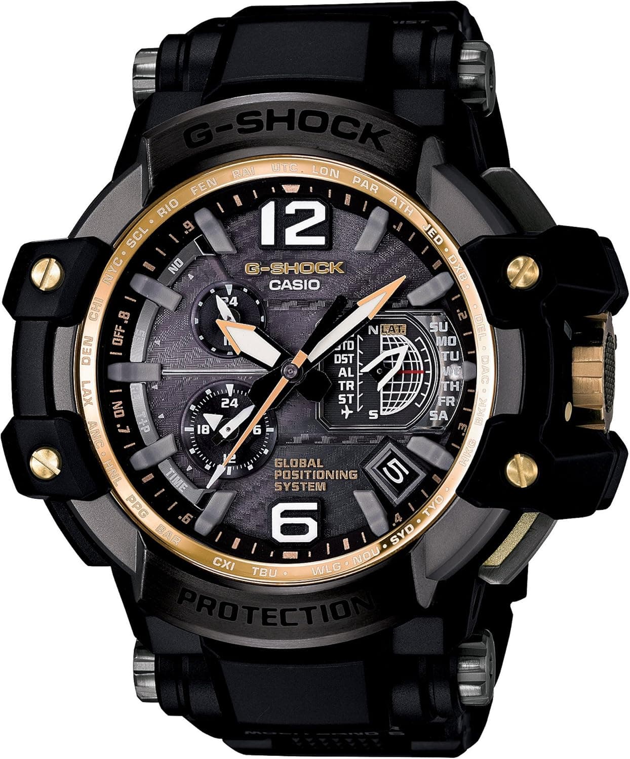 Casio G-Shock Sky Cockpit GPS Black Resin Men's Watch