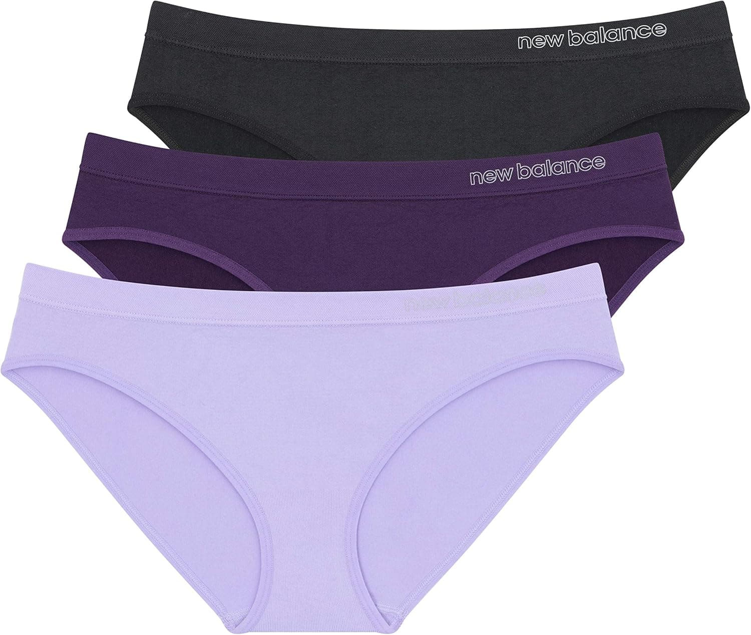 New Balance Women's Ultra Comfort Performance Seamless Bikini (3-Pack)