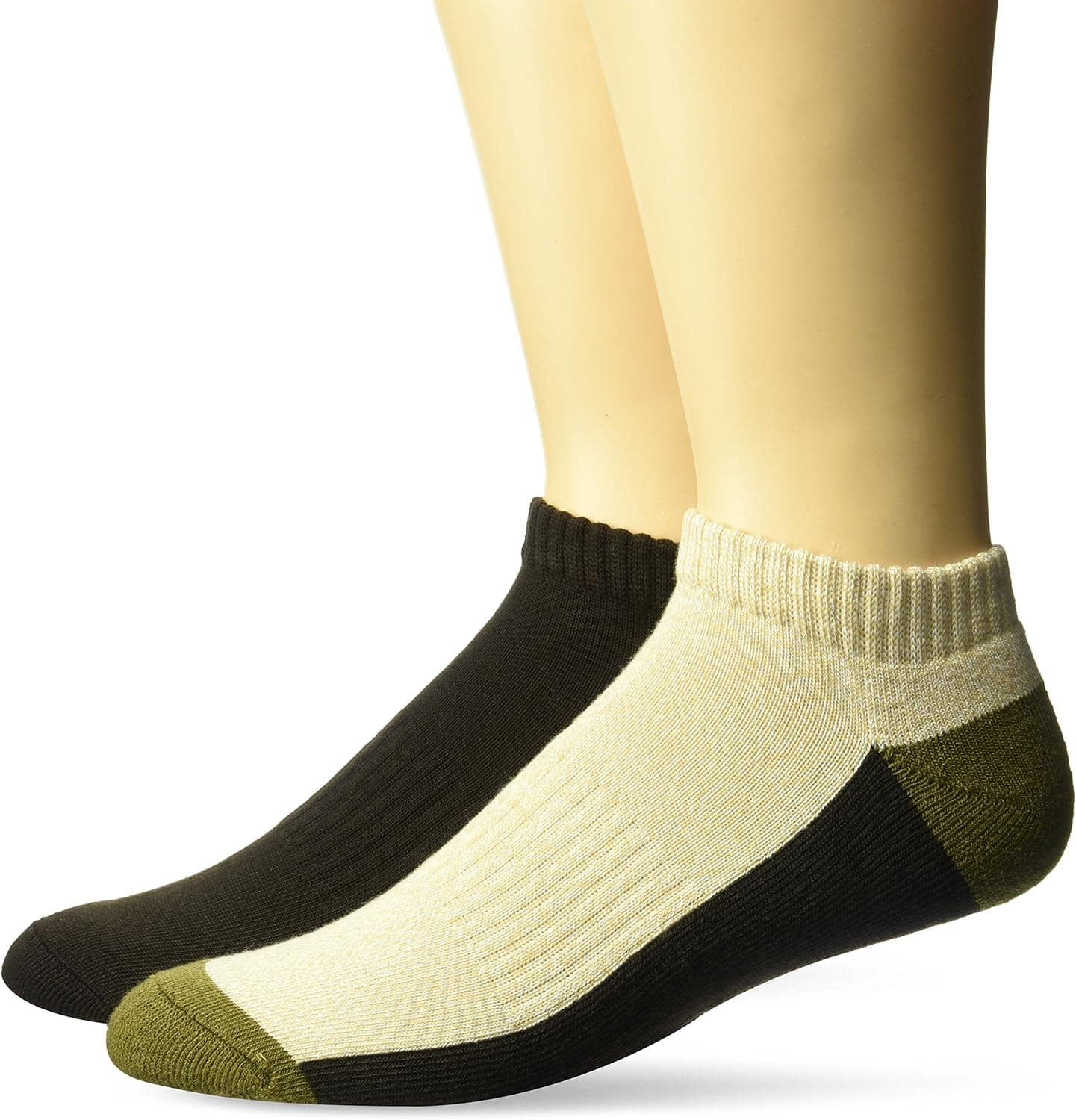 Fruit of the Loom Men's 2 Pair Low Cut Hiker Sock