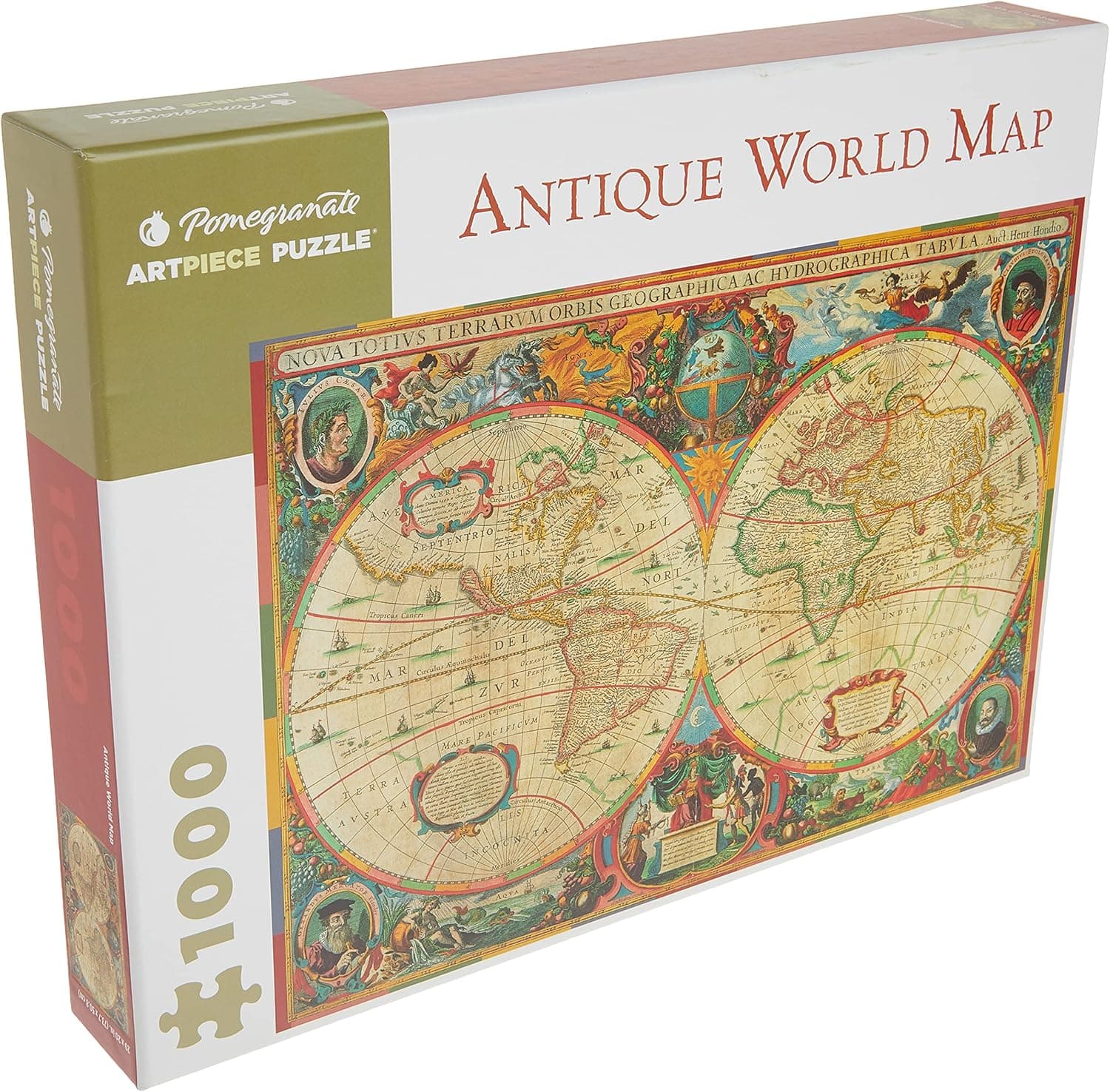 Antique World Map (Pomegranate Artpiece Puzzle)