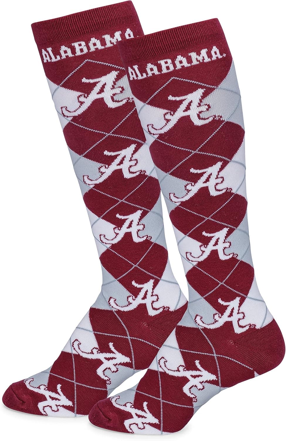 NCAA Repeat Logo Argyle Knee High Socks