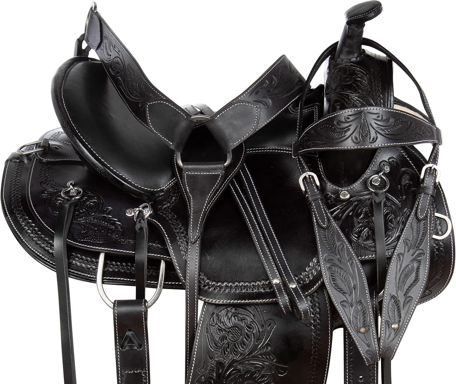 Acerugs Premium Amazingly Comfortable Endurance Western Pleasure Trail Hand Tooled Leather Horse Saddle TACK
