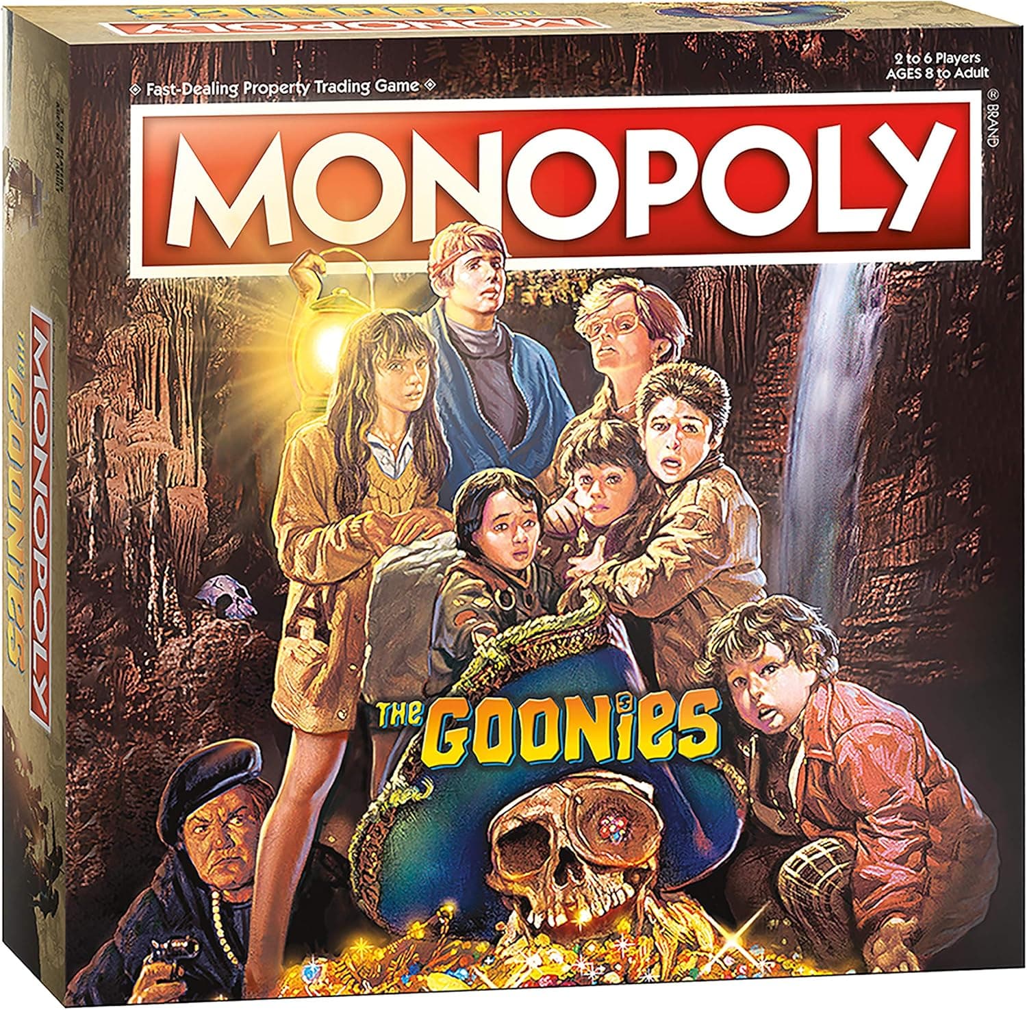 Monopoly® The Goonies | Based on The 80s Adventure Classic Film | Collectible Monopoly Game Featuring Familiar Locations and Iconic Moments