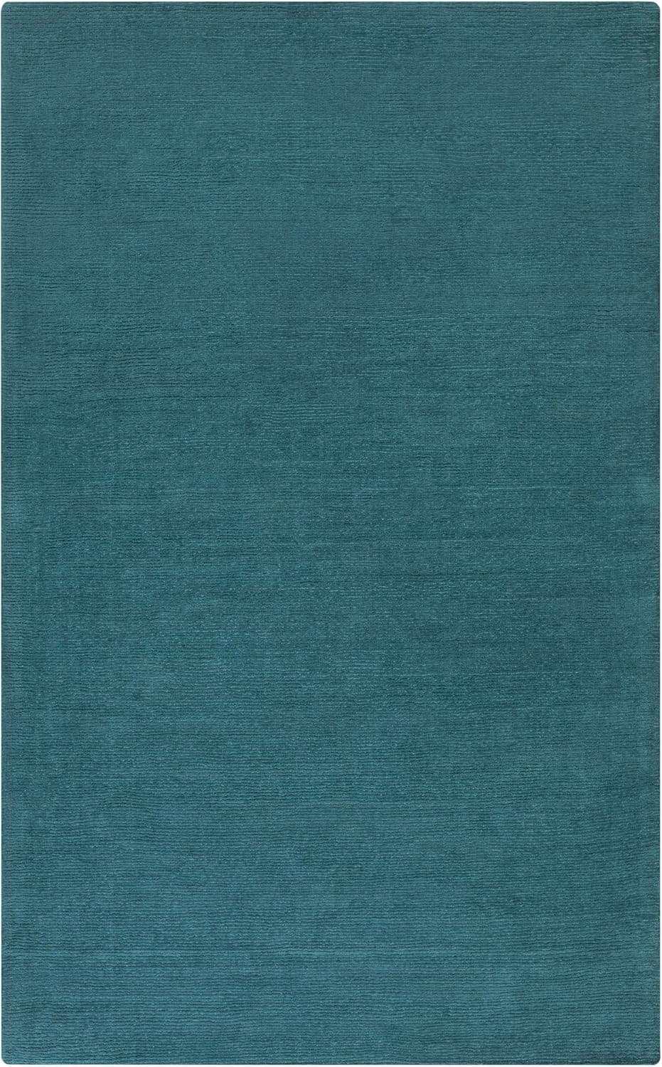 Surya Hand Loomed Casual Accent Rug, 2 by 3-Feet, Teal
