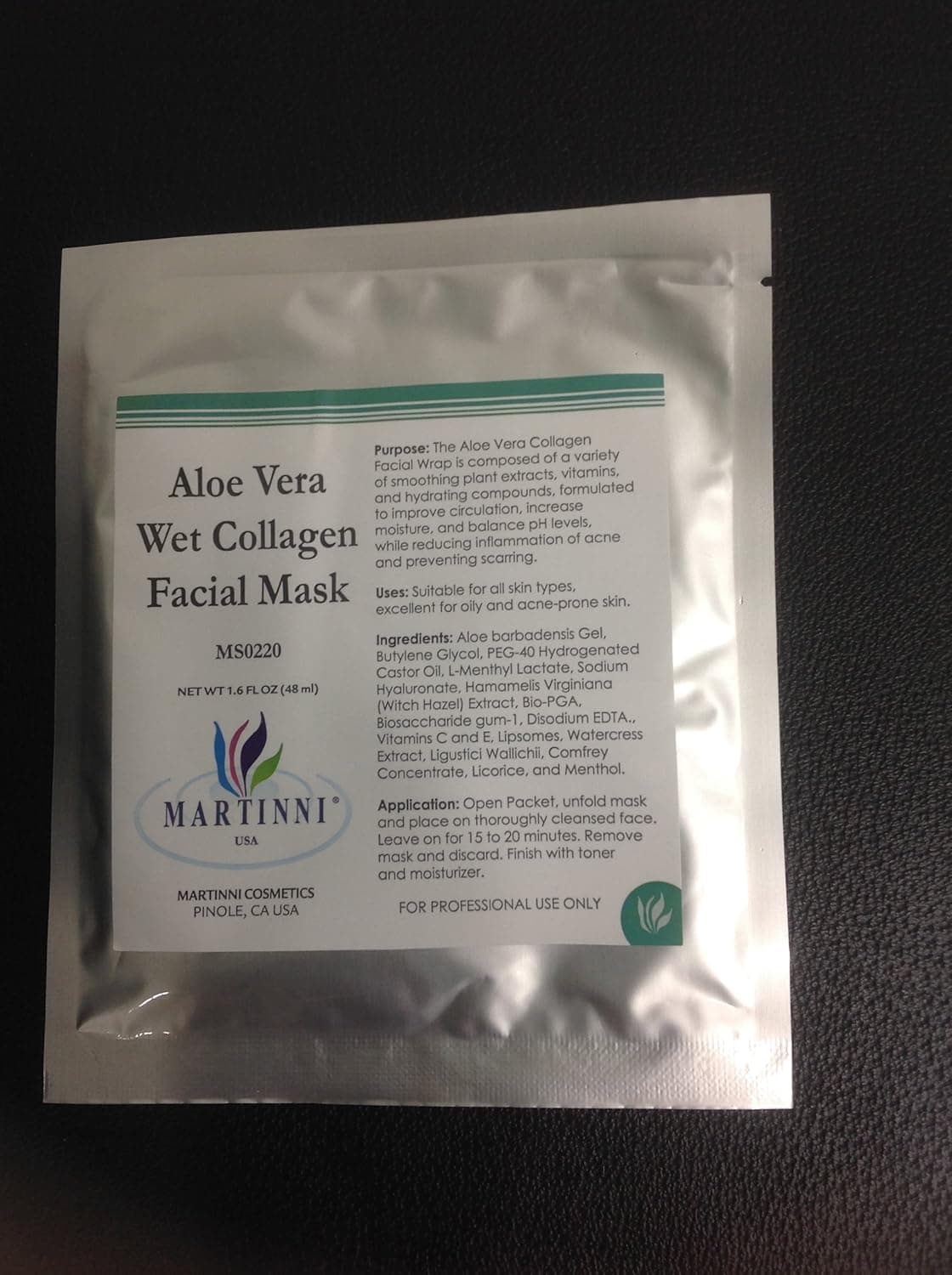 Aloe Vera Collagen Facial Mask (Professional Use Only)