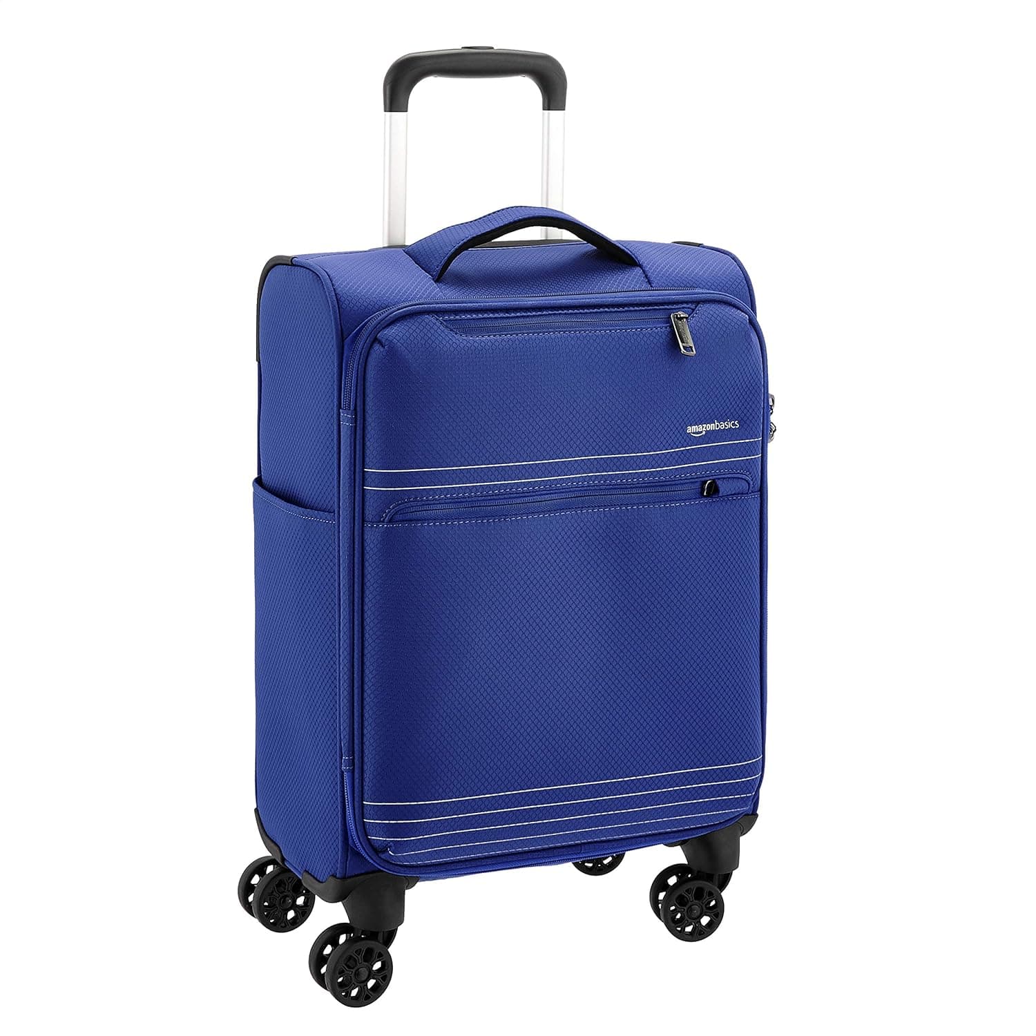 Amazon Basics Lightweight Softside Spinner Suitcase Luggage with Wheels