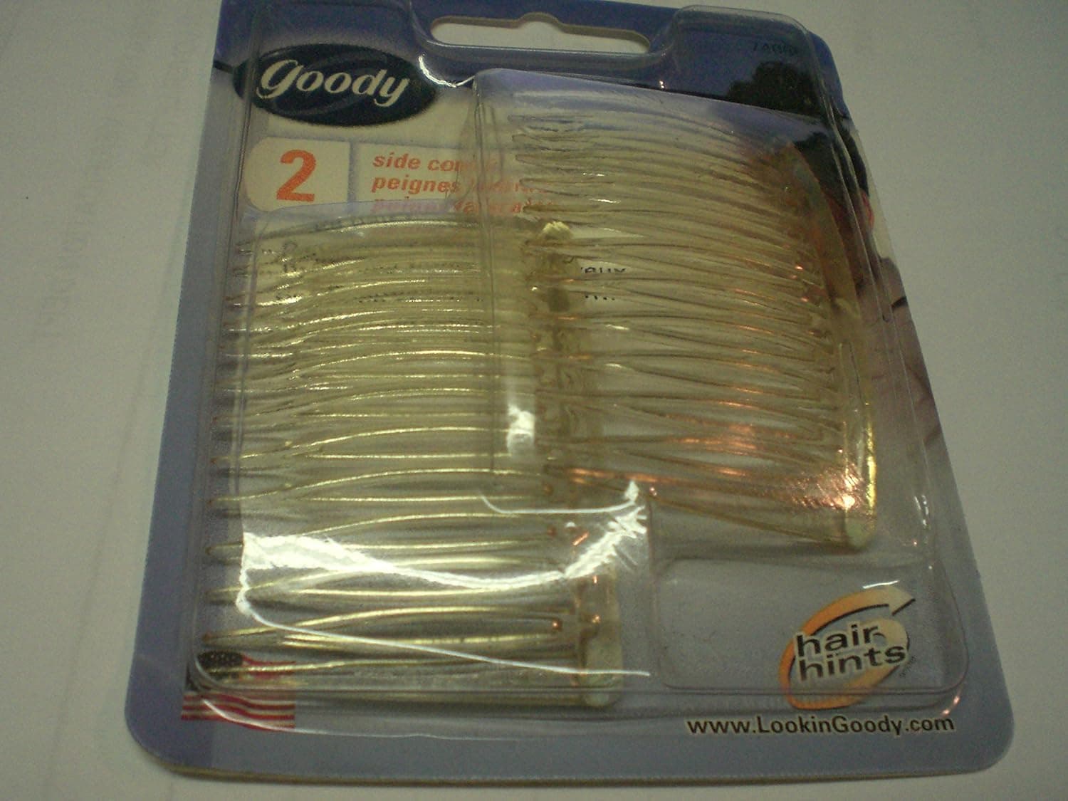 2 1/2" Crystal Side Combs