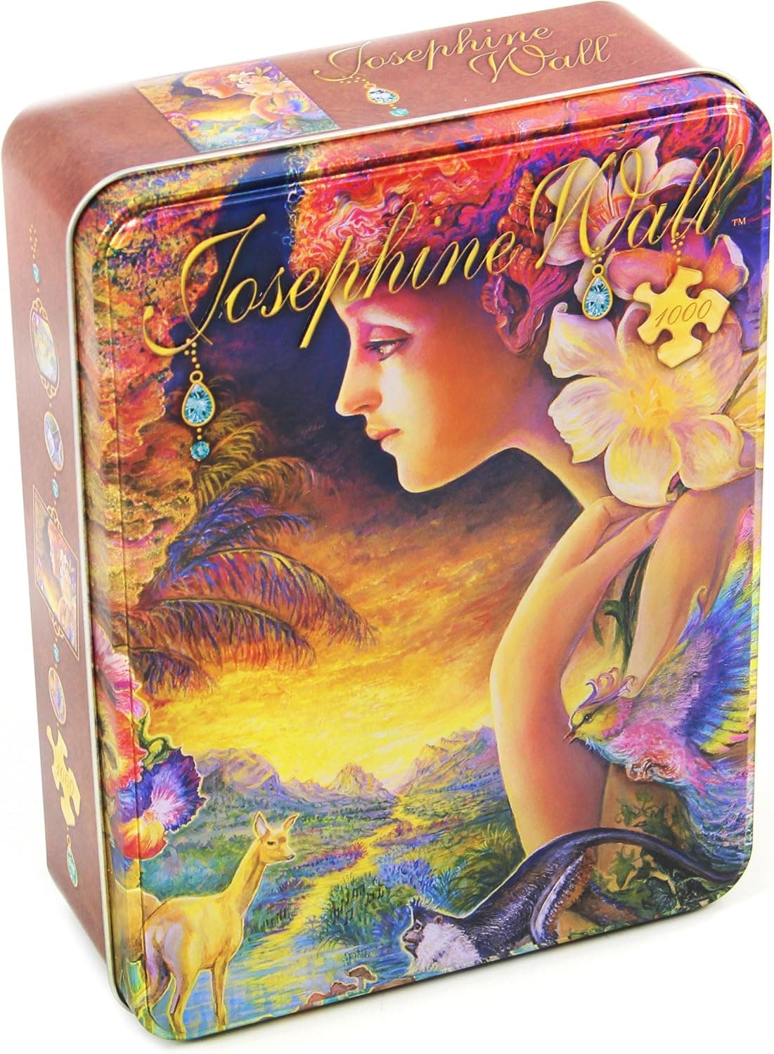 MasterPieces Random Collectible Jigsaw Puzzle Tin, Art by Josephine Wall, 1000-Piece