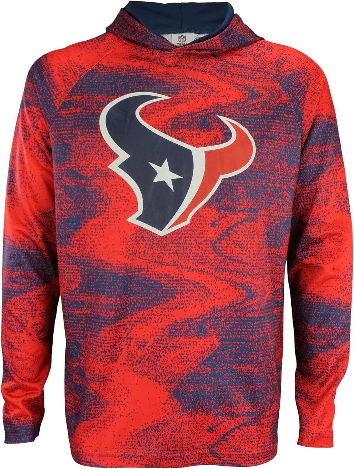 Zubaz NFL Men's Static Body Performance French Terry Hoodie