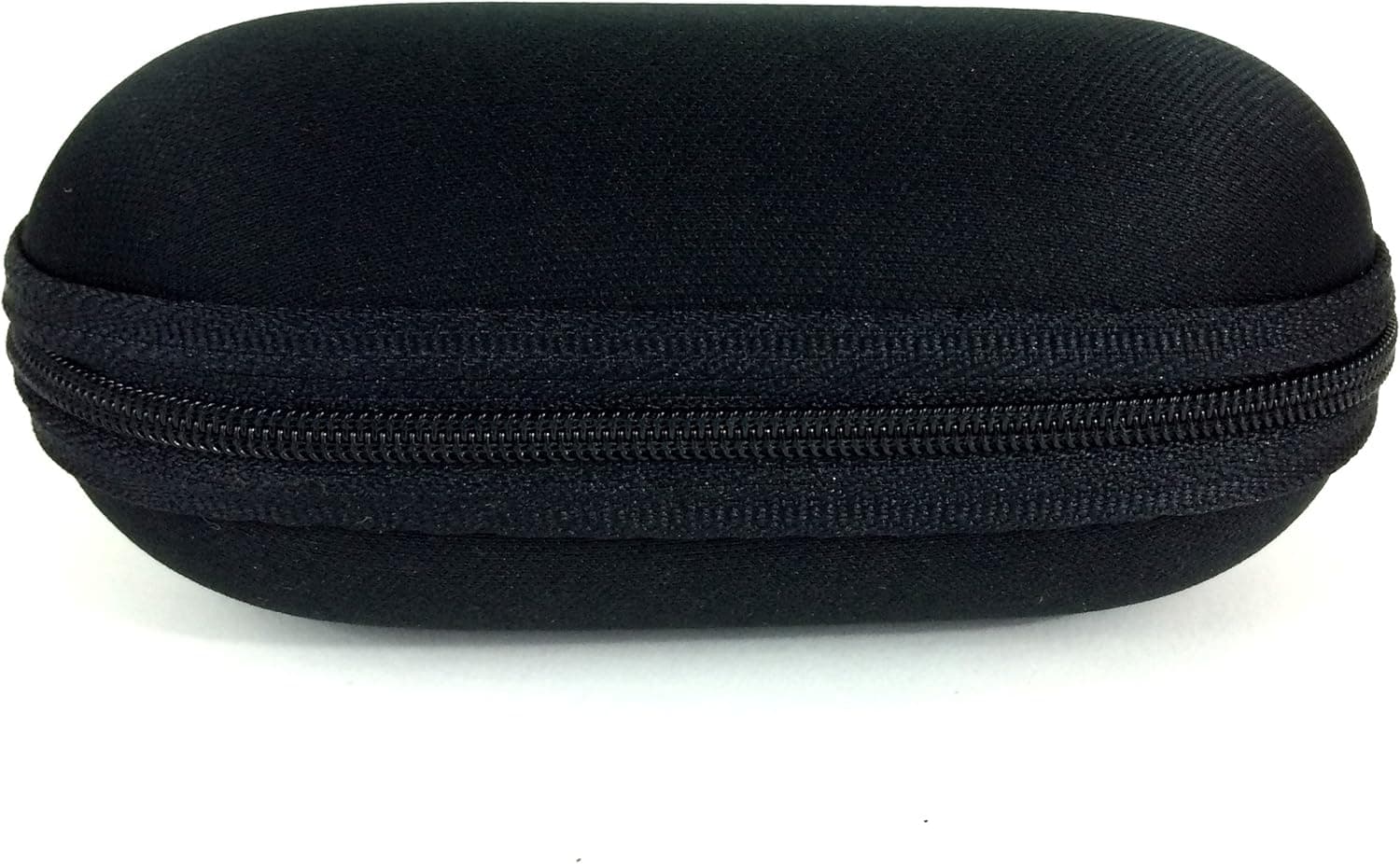 5" Zippered Padded Pouch Hard Carrying Case Protective Glass Storage for Pipes (Black)