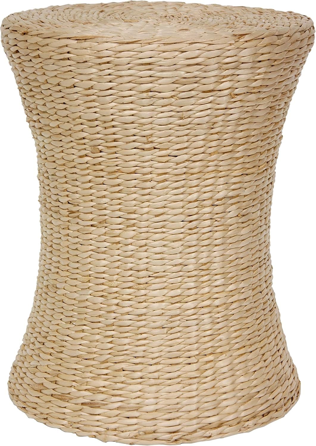 Oriental Furniture Woven Fiber Stool - Natural