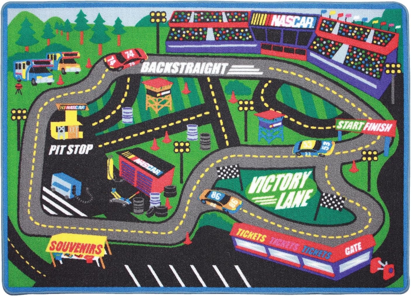 Gertmenian NASCAR Racing Play Rug