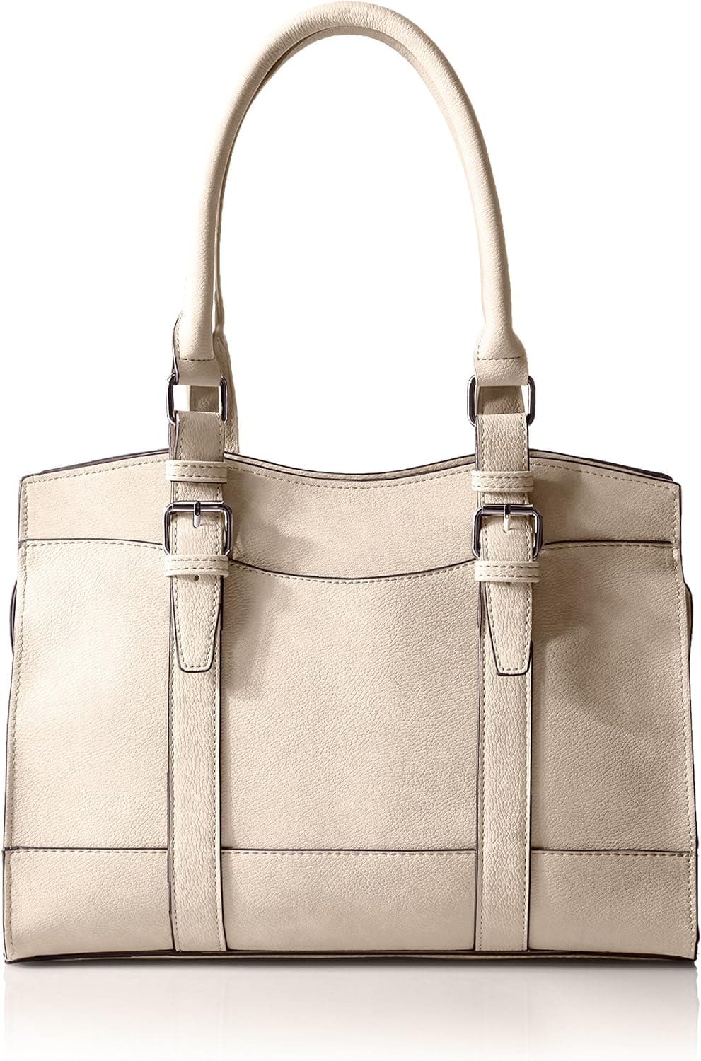 Bueno of California Nubuck Tote Cream