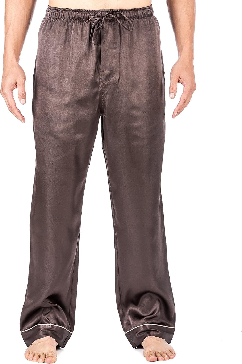 Noble Mount Twin Boat Mens Satin Sleep/Lounge Pants