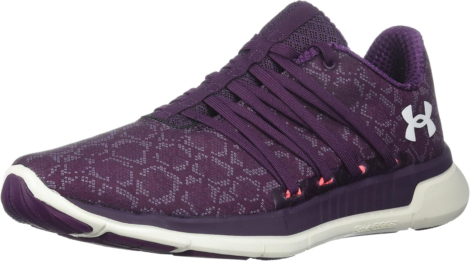 Under Armour Women's Charged Transit Running Shoe, Merlot (501)/Ivory, 7